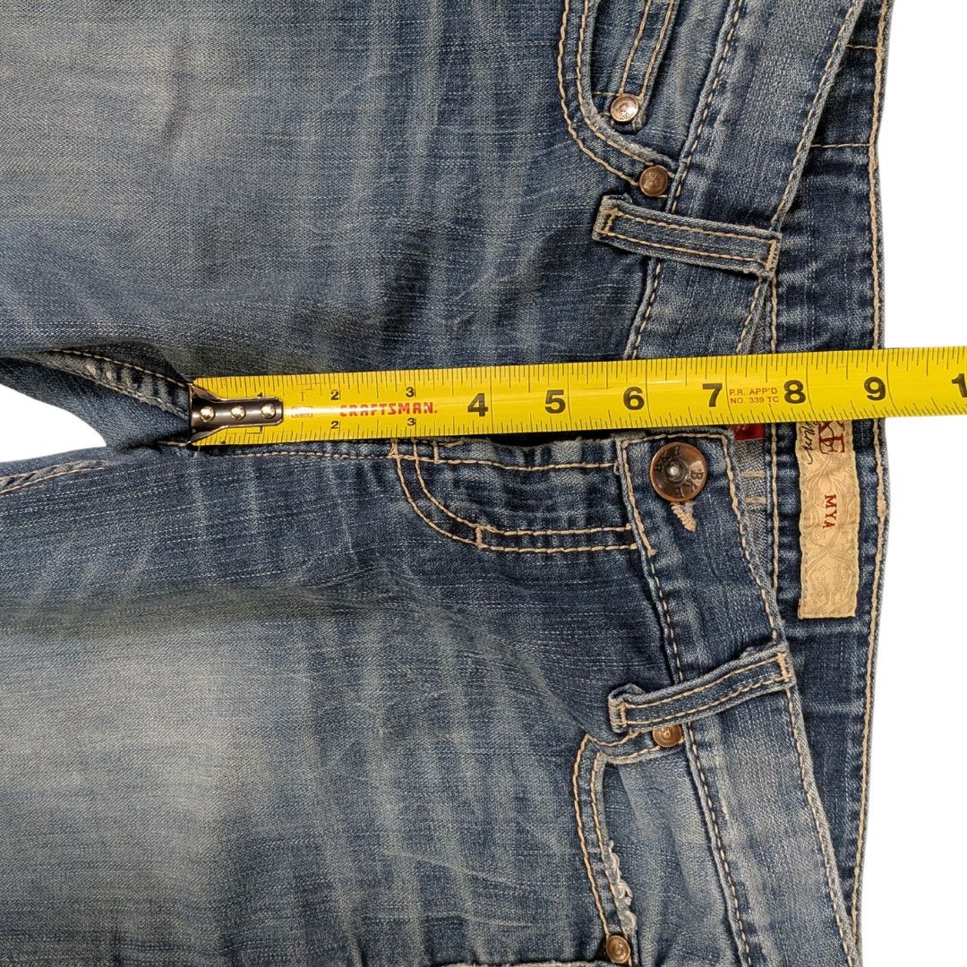 BKE BKE MYA Low Rise Bootcut Jeans w/ Raw Hems | Women's 27x31.5 Size 27" / US 4 / IT 40 - 5 Thumbnail