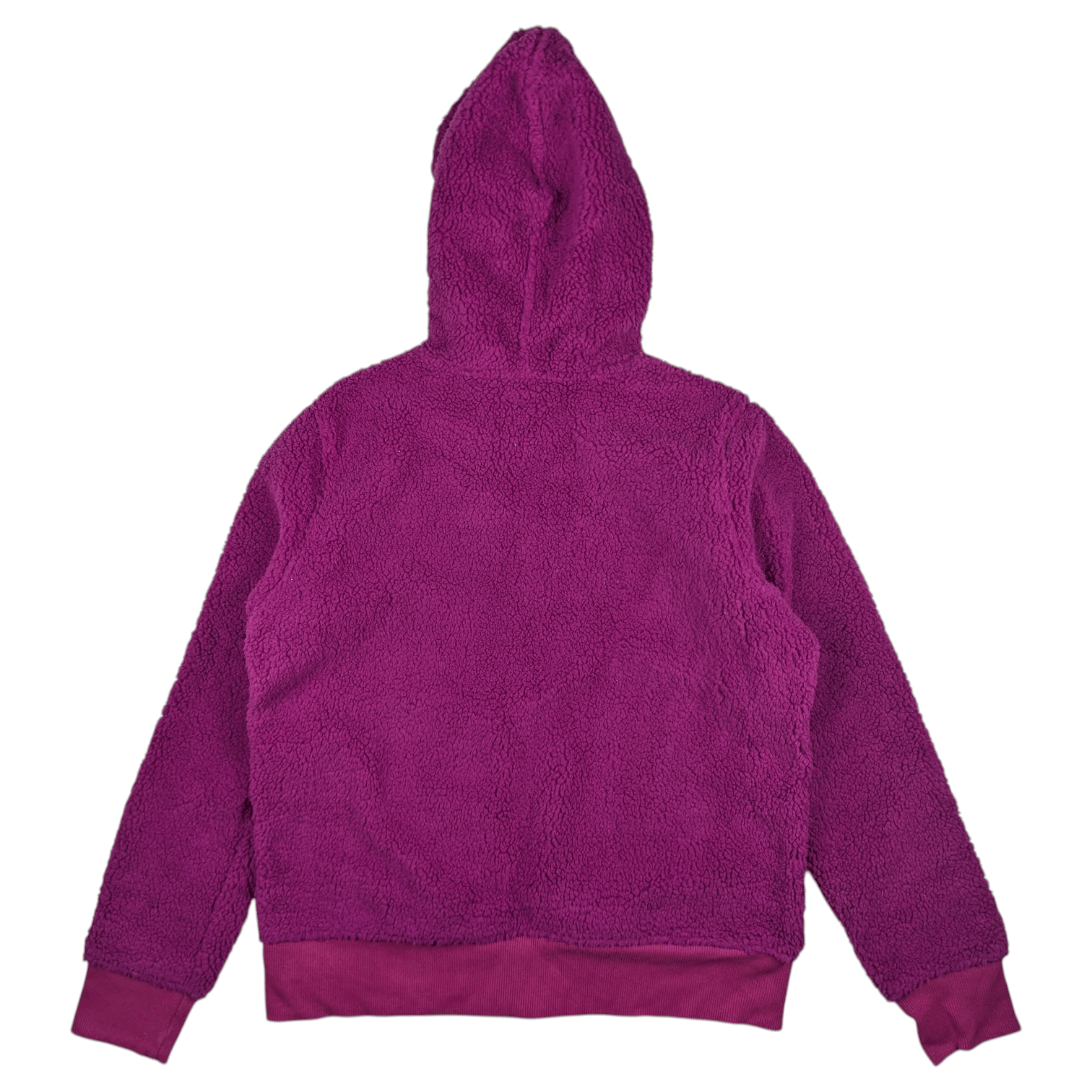 Japanese Brand UNIQLO Pink Fluffy Fleece Jacket With Hoodie Size M / US 6-8 / IT 42-44 - 12 Thumbnail
