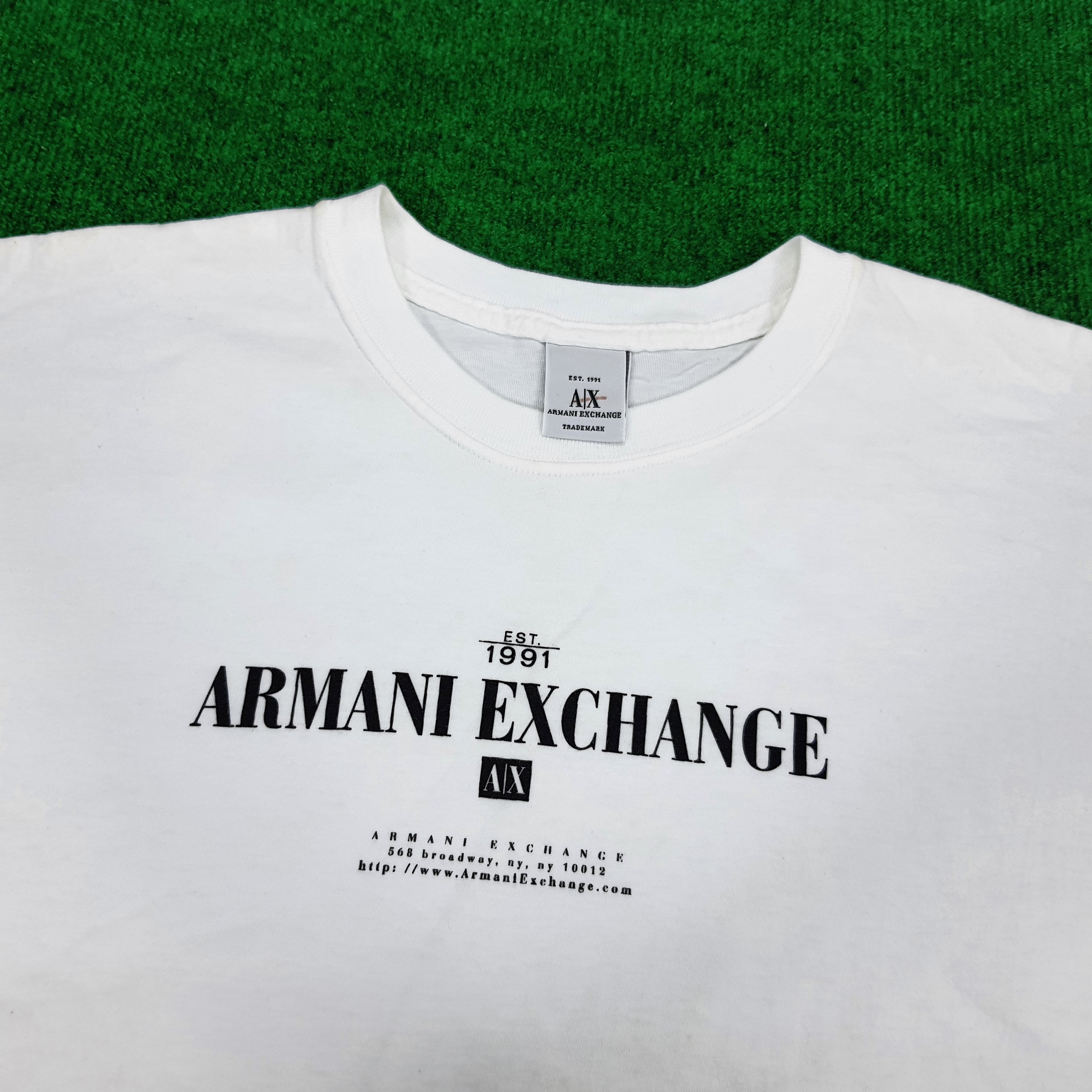 Armani Exchange × Designer × Vintage Vintage Armani Exchange AX Designer T-shirt Size US L / EU 52-54 / 3 - 2 Thumbnail