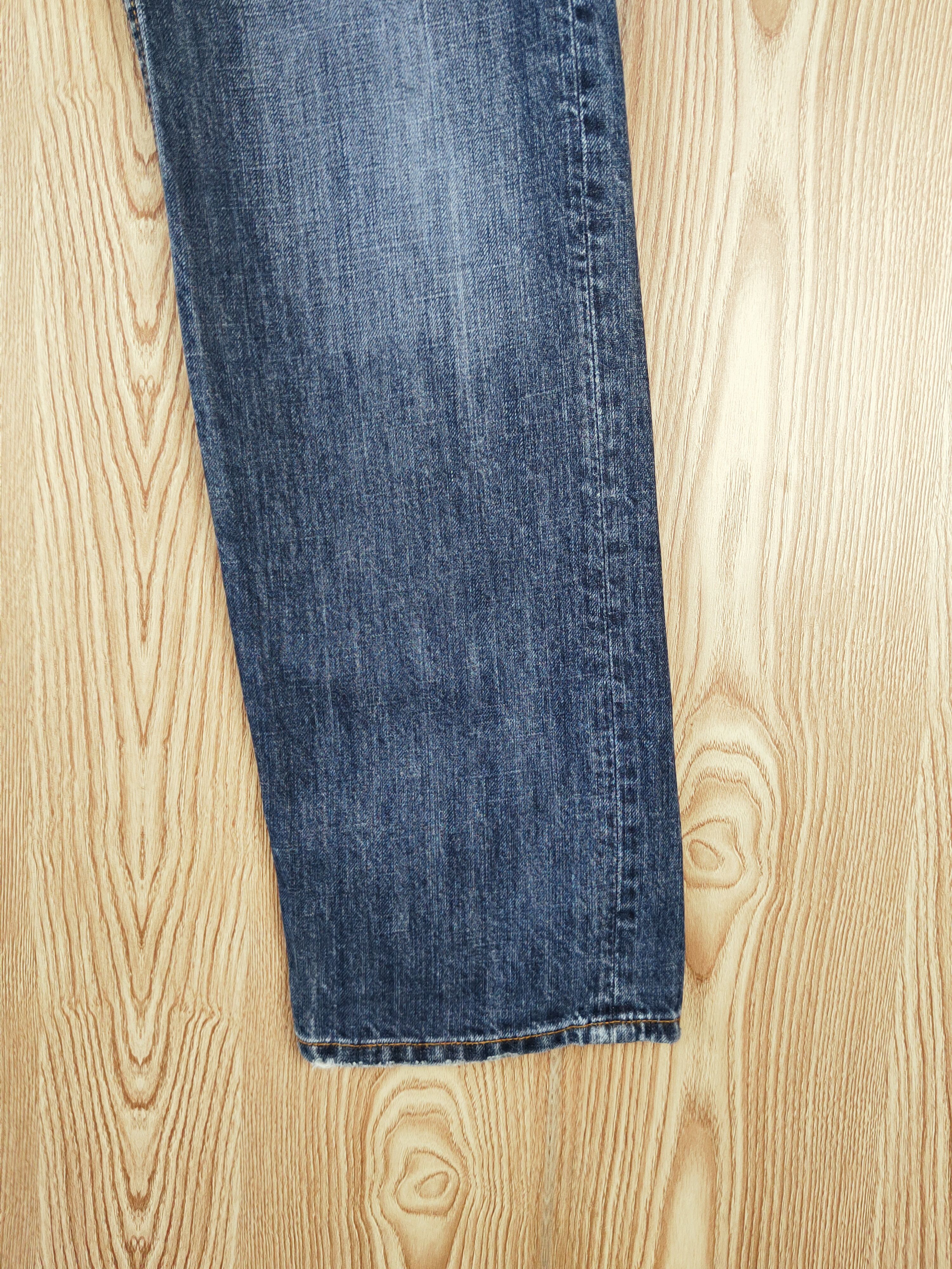 Japanese Brand Japan fish koi X Dragon Embroidered Ripped denim #W341 Size US 28 / EU 44 - 7 Thumbnail