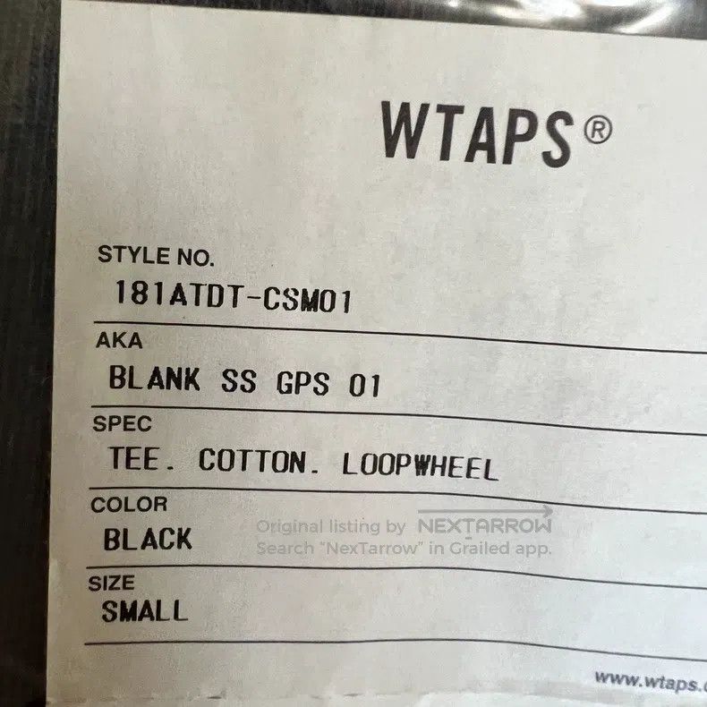 Wtaps Wtaps Wash & Dye T-shirt Size US S / EU 44-46 / 1 - 5 Thumbnail