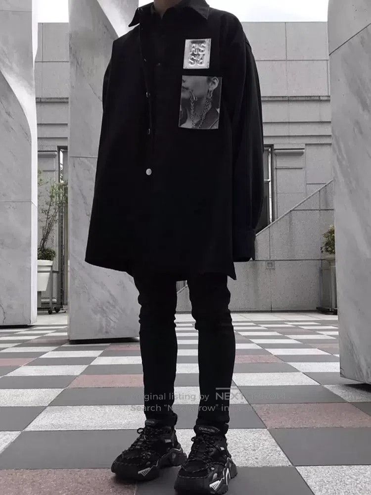 Raf Simons Raf Simons 19ss silhouette portrait denim jacket Size US S / EU 44-46 / 1 - 6 Thumbnail