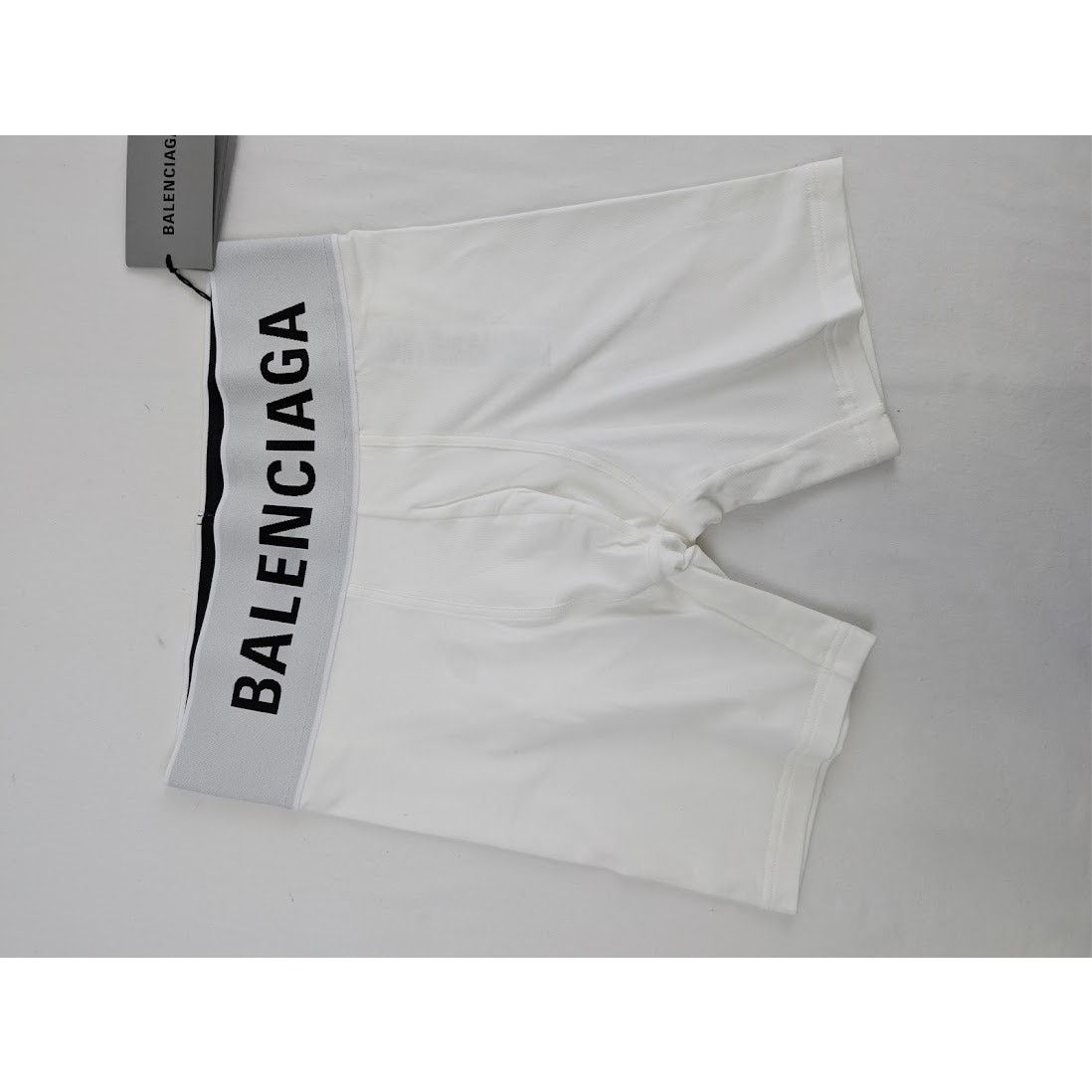Balenciaga o1rshd1 Q:2 / Size: S / Midway Boxer Brief Shorts in White Size US 30 / EU 46 - 7 Thumbnail