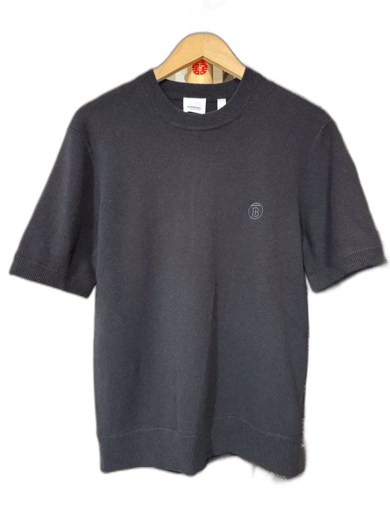 Burberry Burberry Burberry Cashmere Short Sleeve Top for Men-2507 Size US S / EU 44-46 / 1 - 1 Thumbnail