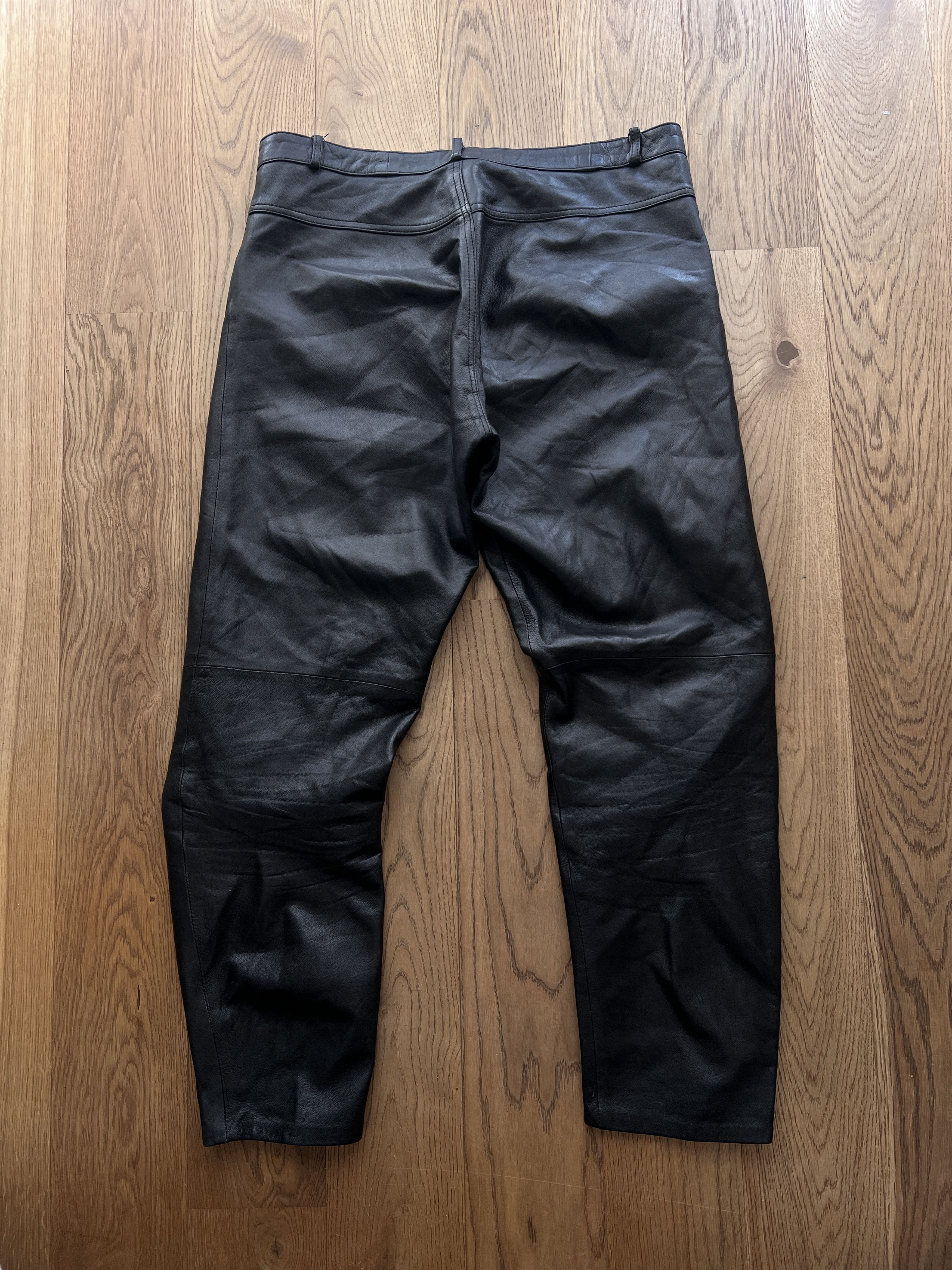 Hysteric Glamour VIntage soft leather pants yohji yamamoto diesel opium style Size US 36 / EU 52 - 5 Thumbnail