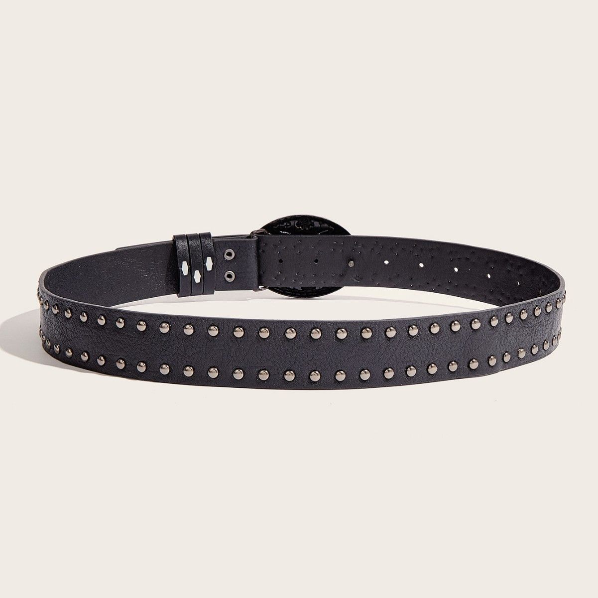 Other Leather Belt with Skull Size ONE SIZE - 3 Thumbnail