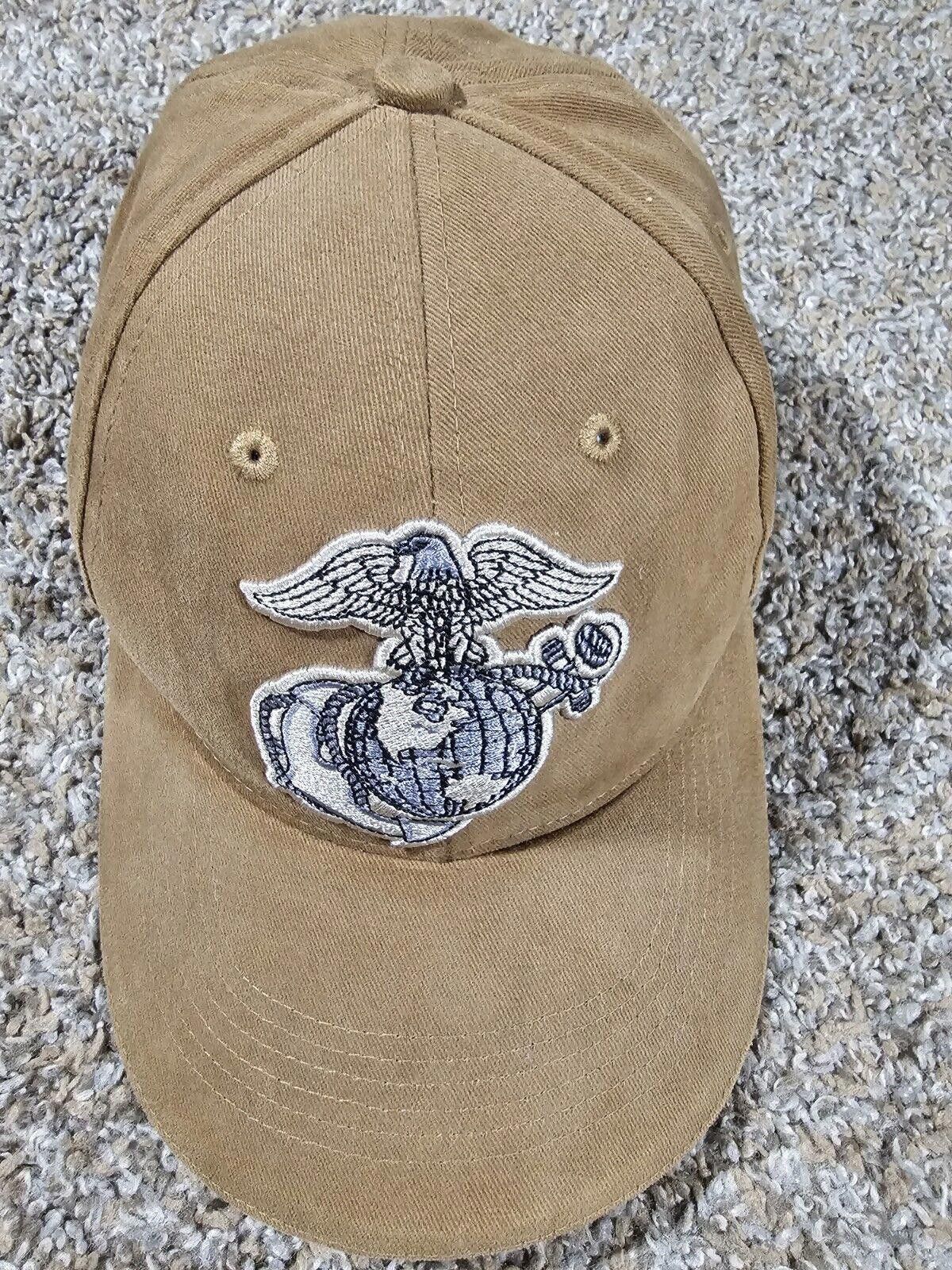 Rothco Rothco Marines khaki brown strapback hat Size ONE SIZE - 2 Thumbnail