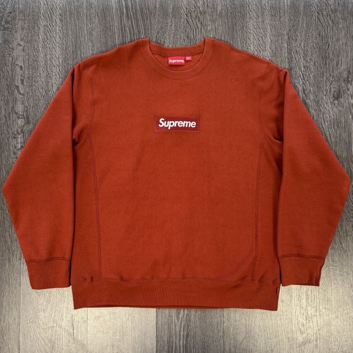 Supreme Rust Box Logo | Grailed