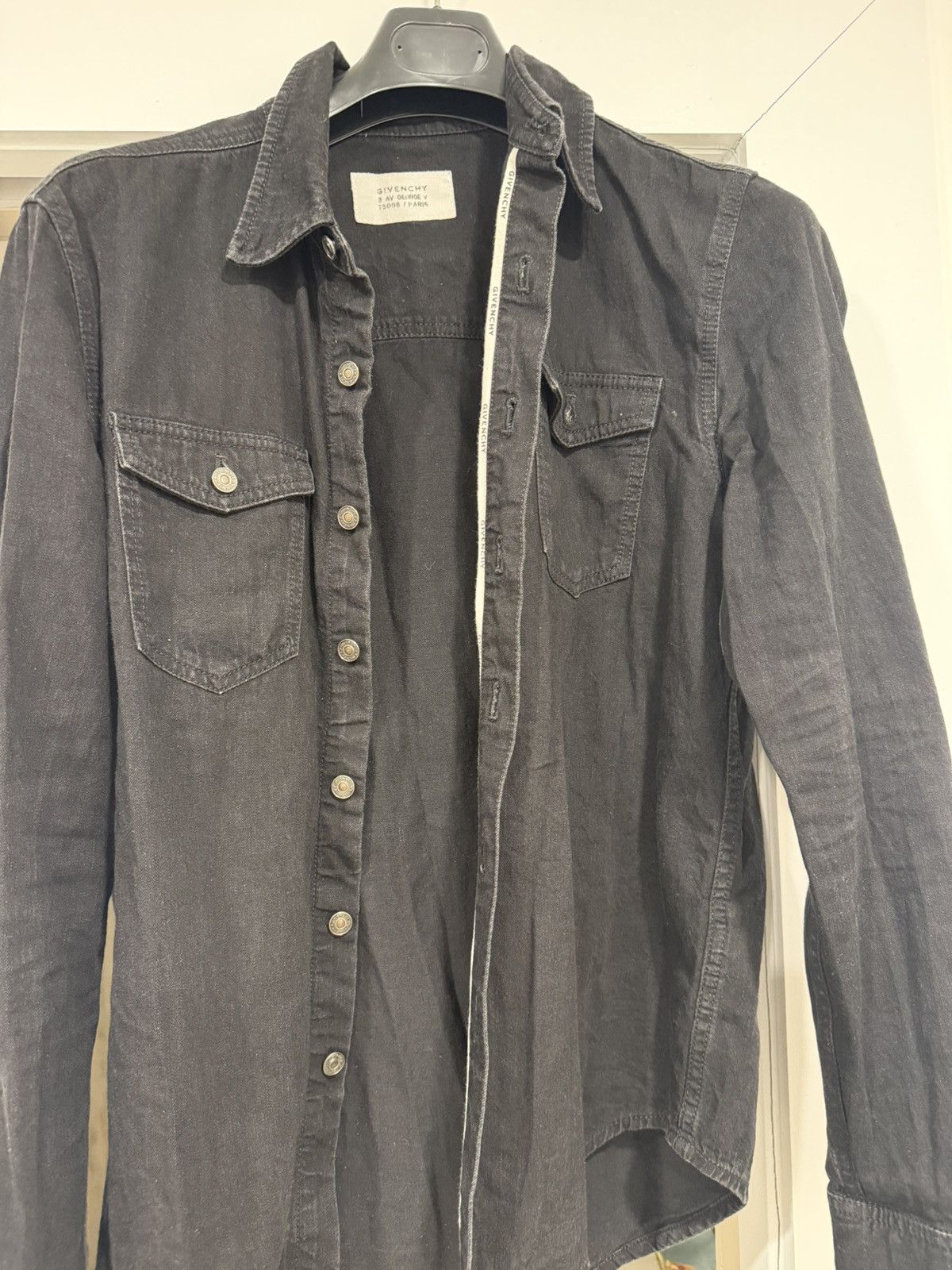 Givenchy Givenchy signature logo denim shirt jacket Size US M / EU 48-50 / 2 - 4 Thumbnail