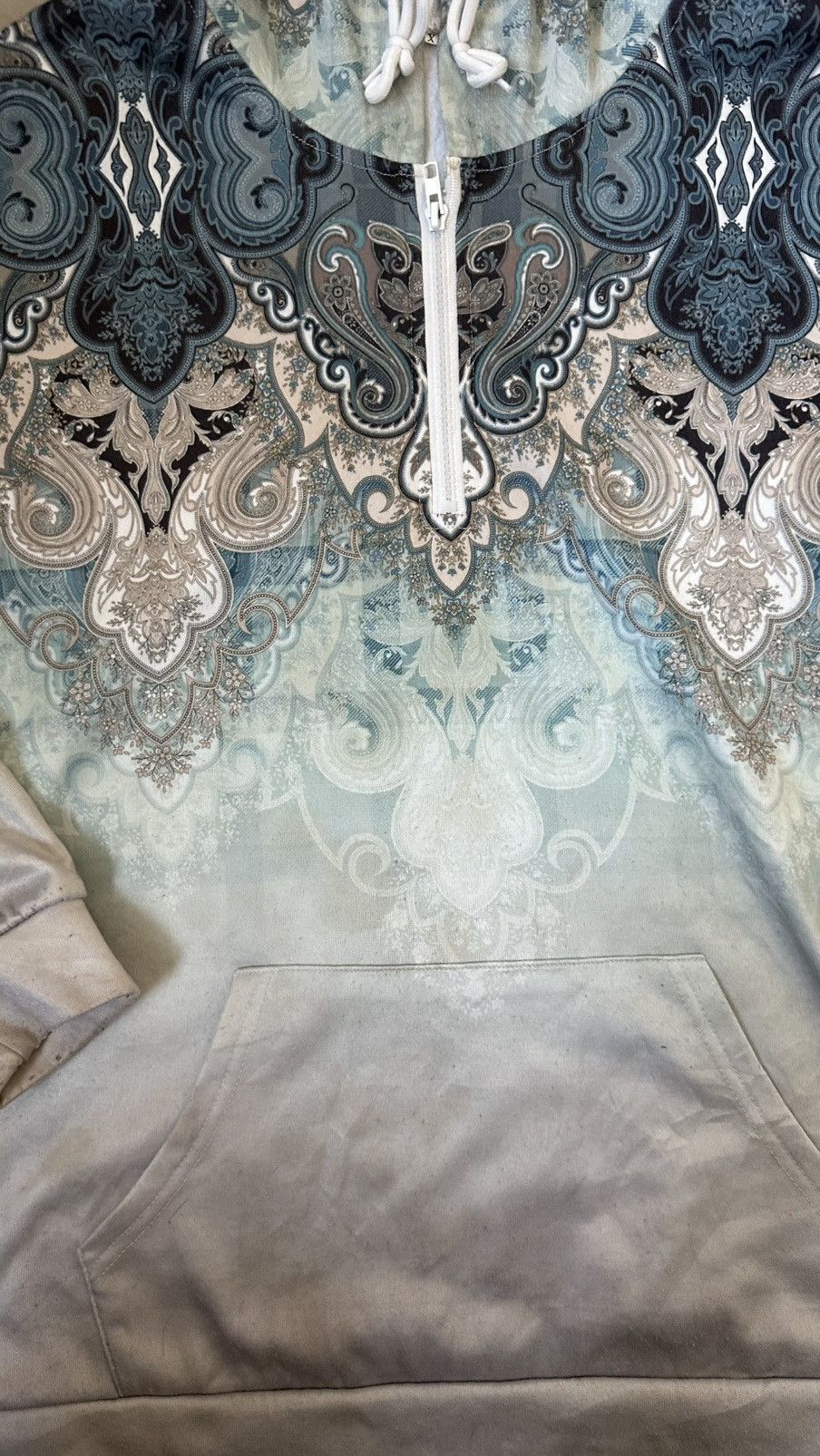 Vintage BOHEMIAN PAISLEY HOODIE Size US L / EU 52-54 / 3 - 2 Thumbnail