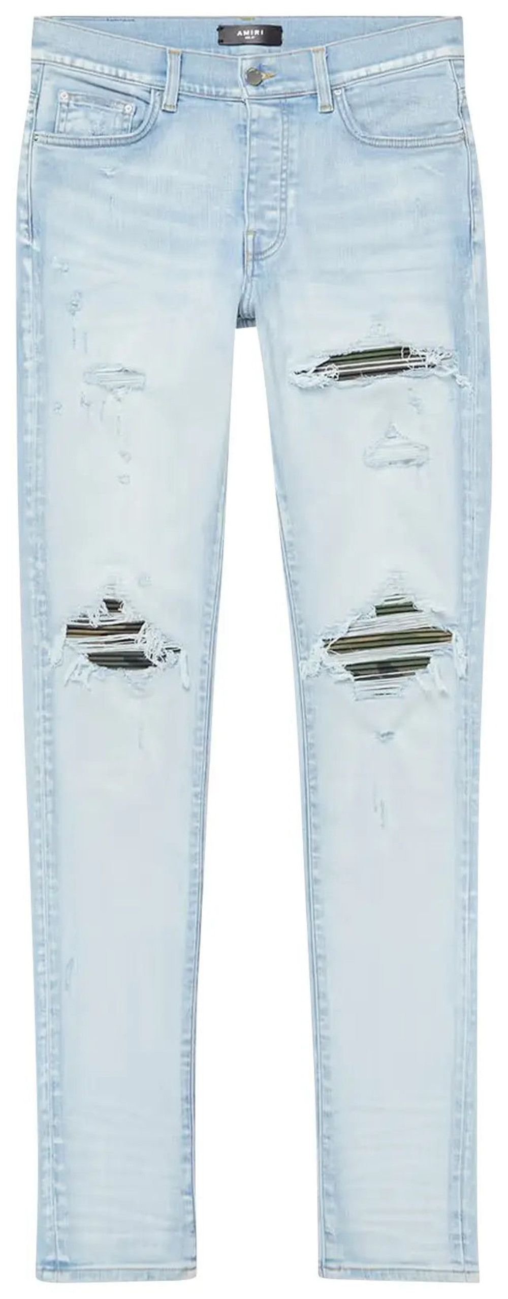 Amiri Amiri MX1 Camo Indigo Jeans Size US 32 / EU 48 - 4 Thumbnail
