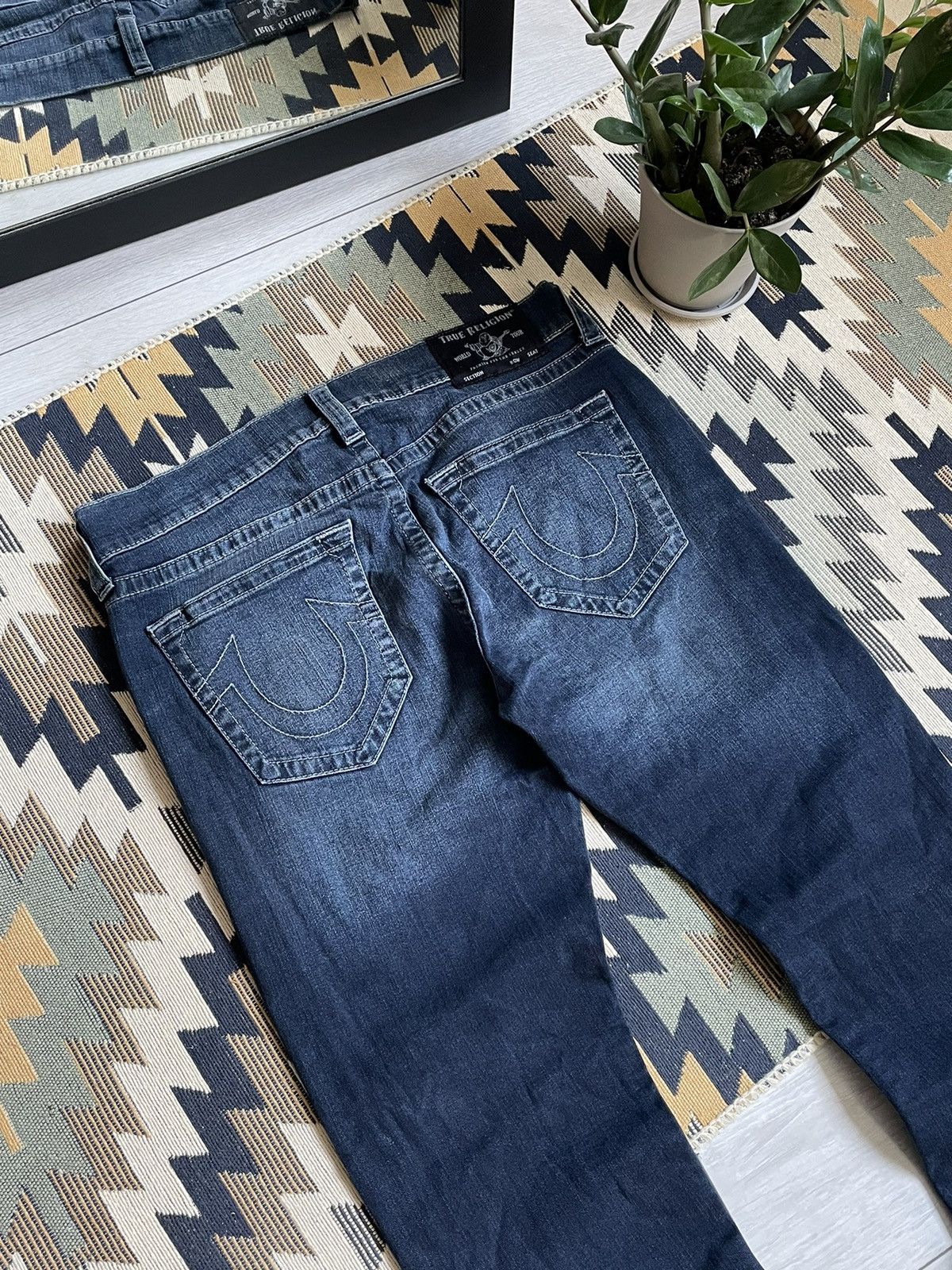 Jean × True Religion True Religion Rocco Y2K Denim Jeans Size US 34 / EU 50 - 5 Thumbnail