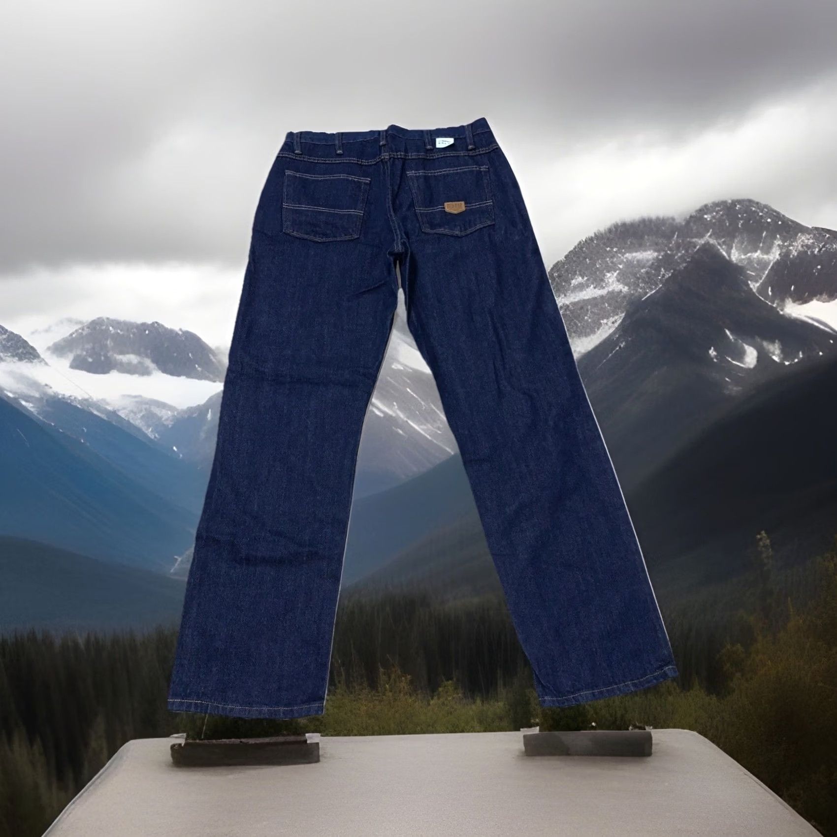 Red Kap Red Kap Jeans Denim Blue 36x32 100% Cotton Straight Leg Regular Mens Blue Jeans 36 Regular Inseam 32 Cotton Denim Solid Zip Mid Wash Mens Size US 36 / EU 52 - 7 Thumbnail
