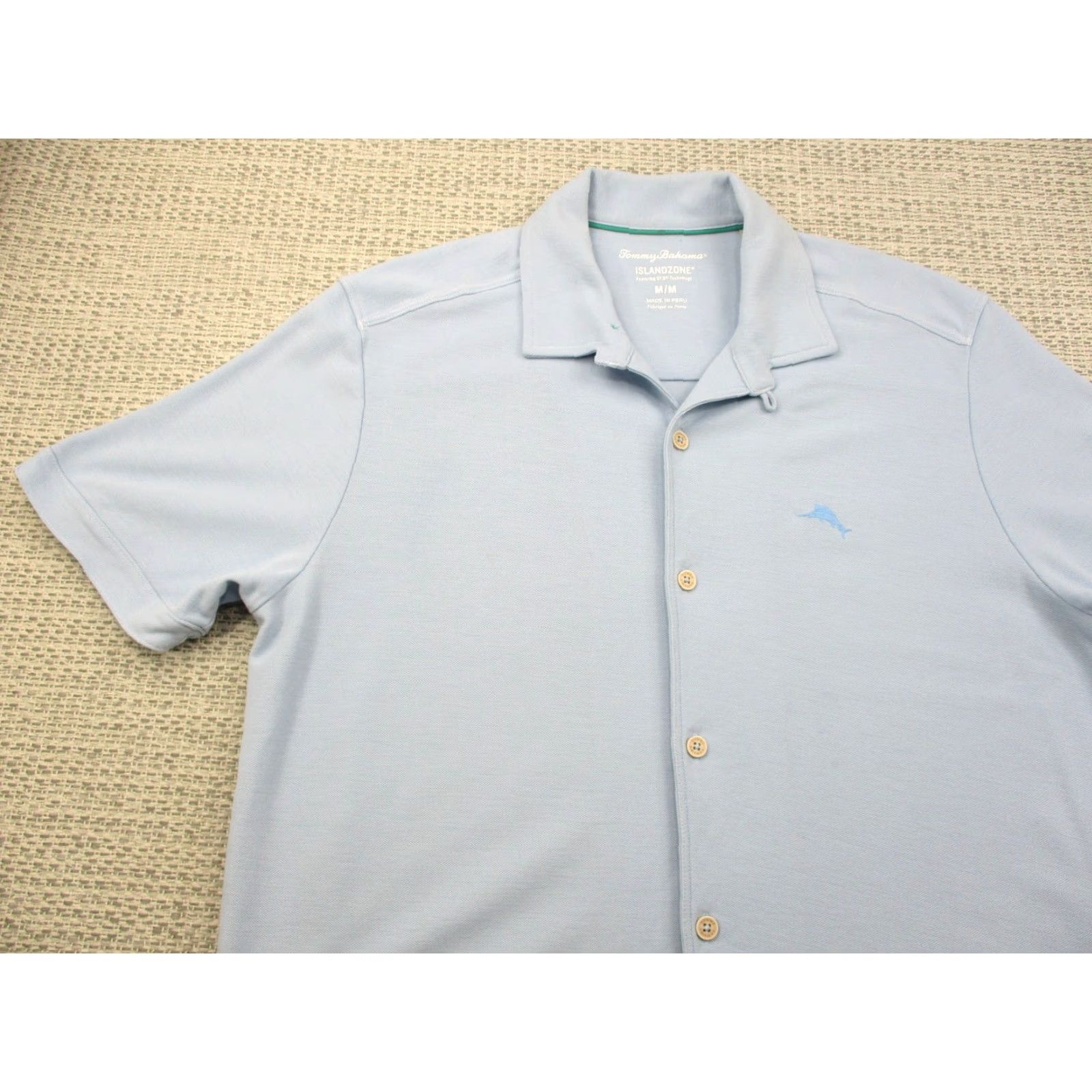 Tommy Bahama Tommy Bahama Shirt Mens Medium IslandZone Button Up Camp Casual Short Sleeve Size US M / EU 48-50 / 2 - 3 Thumbnail