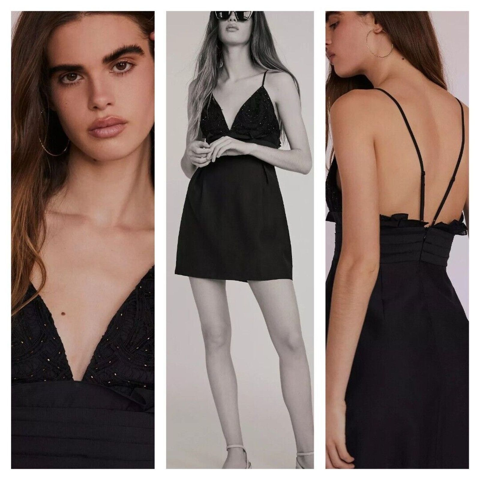 Free People New Free People We Go Together Mini Cocktail Dress $250 Sz 6 Size M / US 6-8 / IT 42-44 - 1 Thumbnail