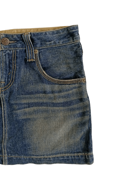 Levi's Vintage Clothing Levi Strauss & Co Denim Skirt Buckle Back Size 31" - 3 Thumbnail