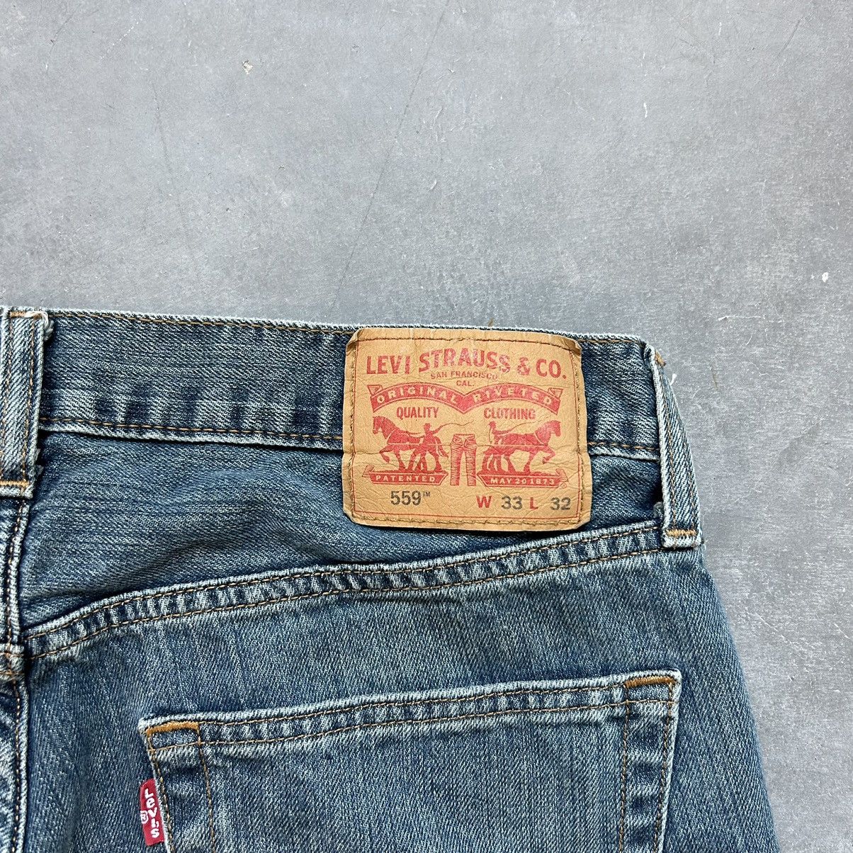 Levi's × Vintage Vintage Y2K Essential Levi 559 Straight Leg Skater Denim 33 Size US 33 - 6 Thumbnail