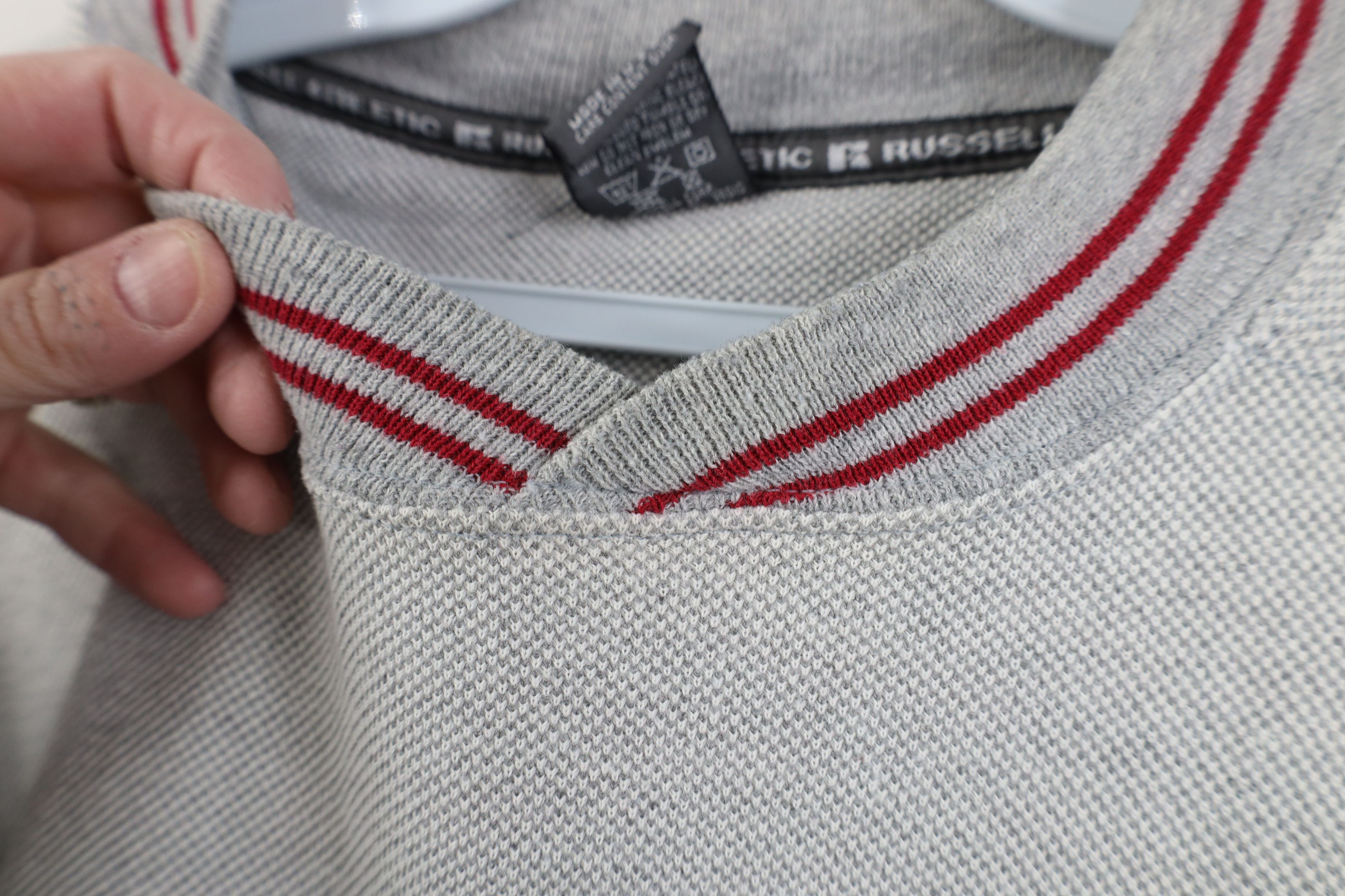 Russell Athletic Vintage 90s Russell Athletic Thermal Knit Sweatshirt USA Size US M / EU 48-50 / 2 - 8 Thumbnail