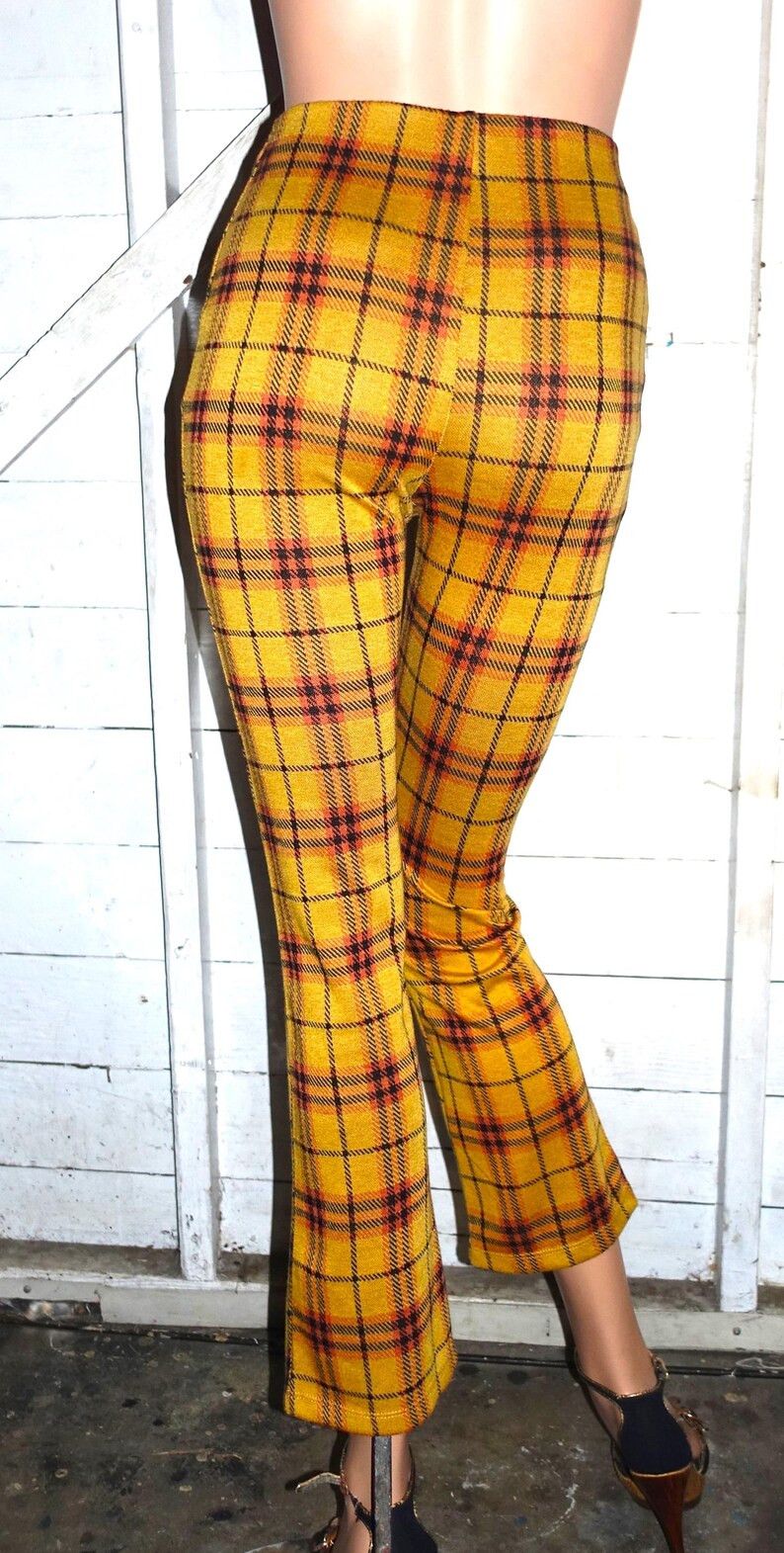 Urban Outfitters Urban Outfitters Mustard Plaid Pants XS Size 22" - 5 Thumbnail
