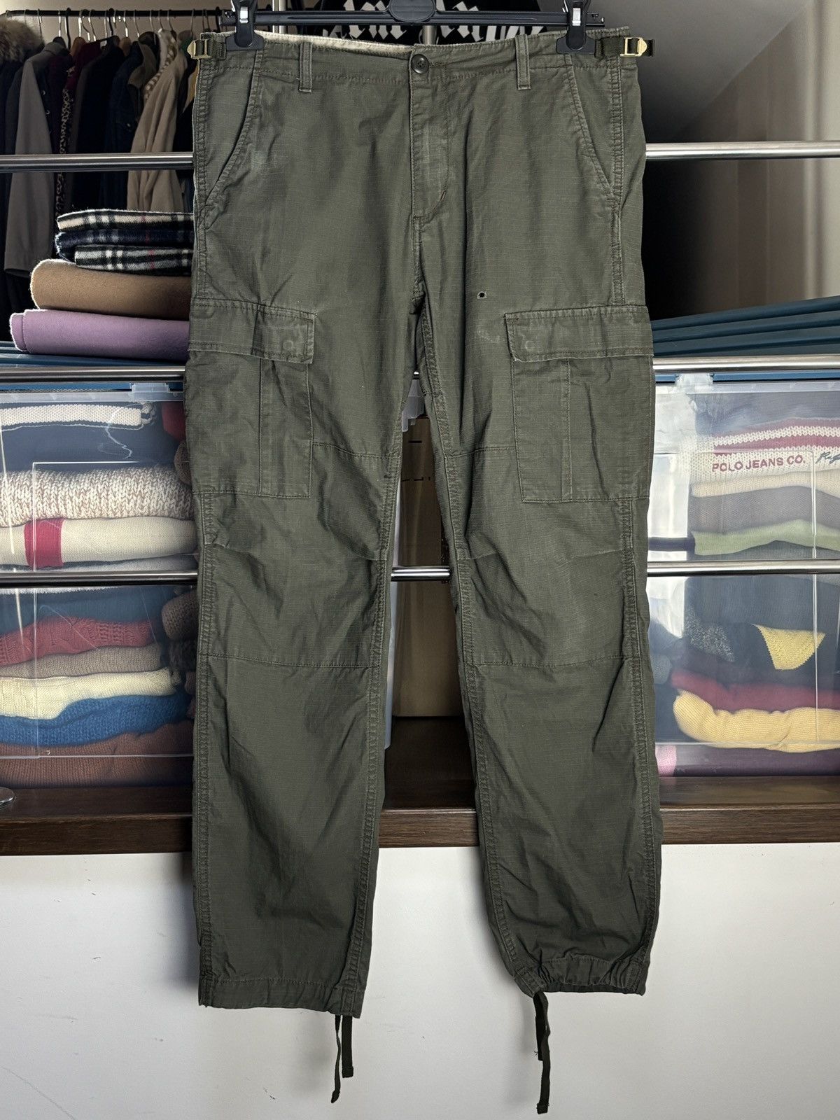 Carhartt Carhartt Khaki Cargo Aviation Vintage Pants Workwear Size US 32 / EU 48 - 6 Thumbnail