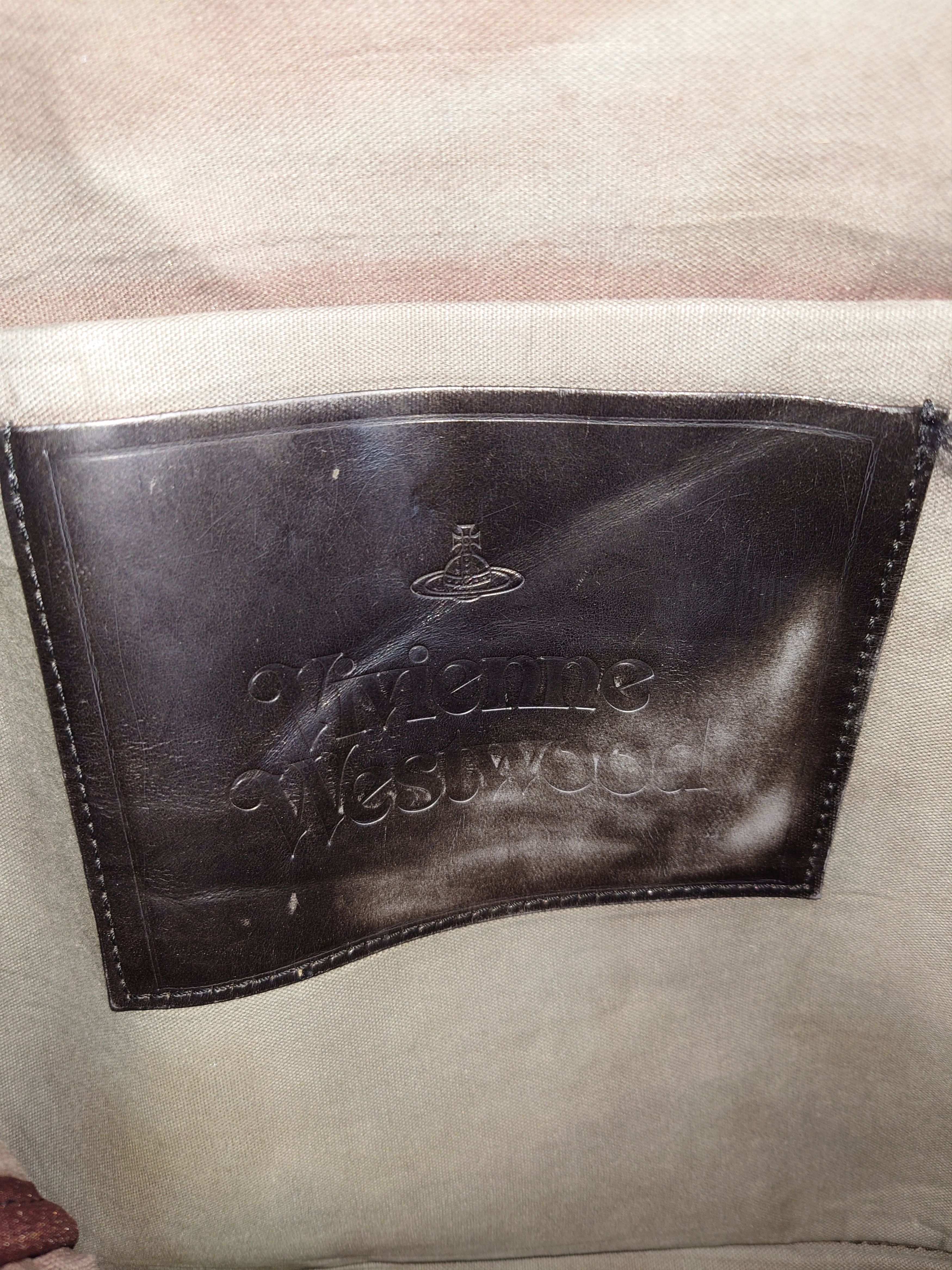 Vivienne Westwood Vivienne Westwood Archival Leather Backpack Size ONE SIZE - 3 Thumbnail