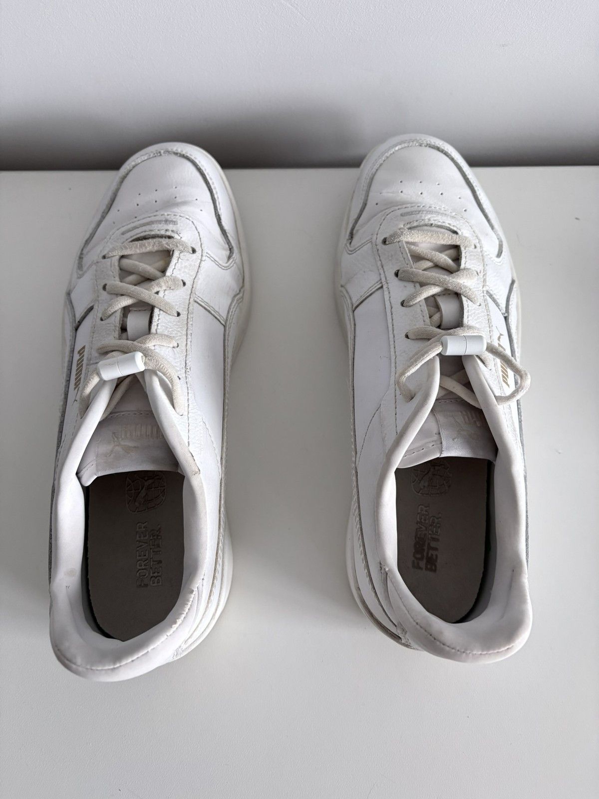 Puma Puma Carina Lift leather white platform women's size 39 Size US 9 / IT 39 - 5 Thumbnail