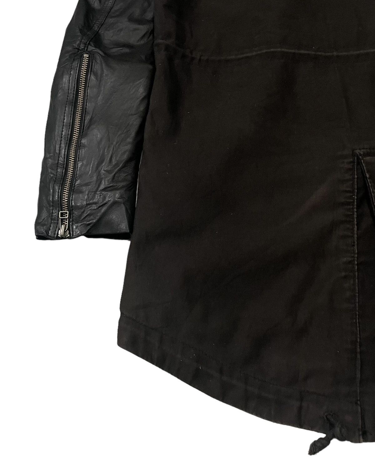 14th Addiction 14th Addiction Seditionaries Sheepskin Leather Parka Jacket Size US S / EU 44-46 / 1 - 14 Thumbnail