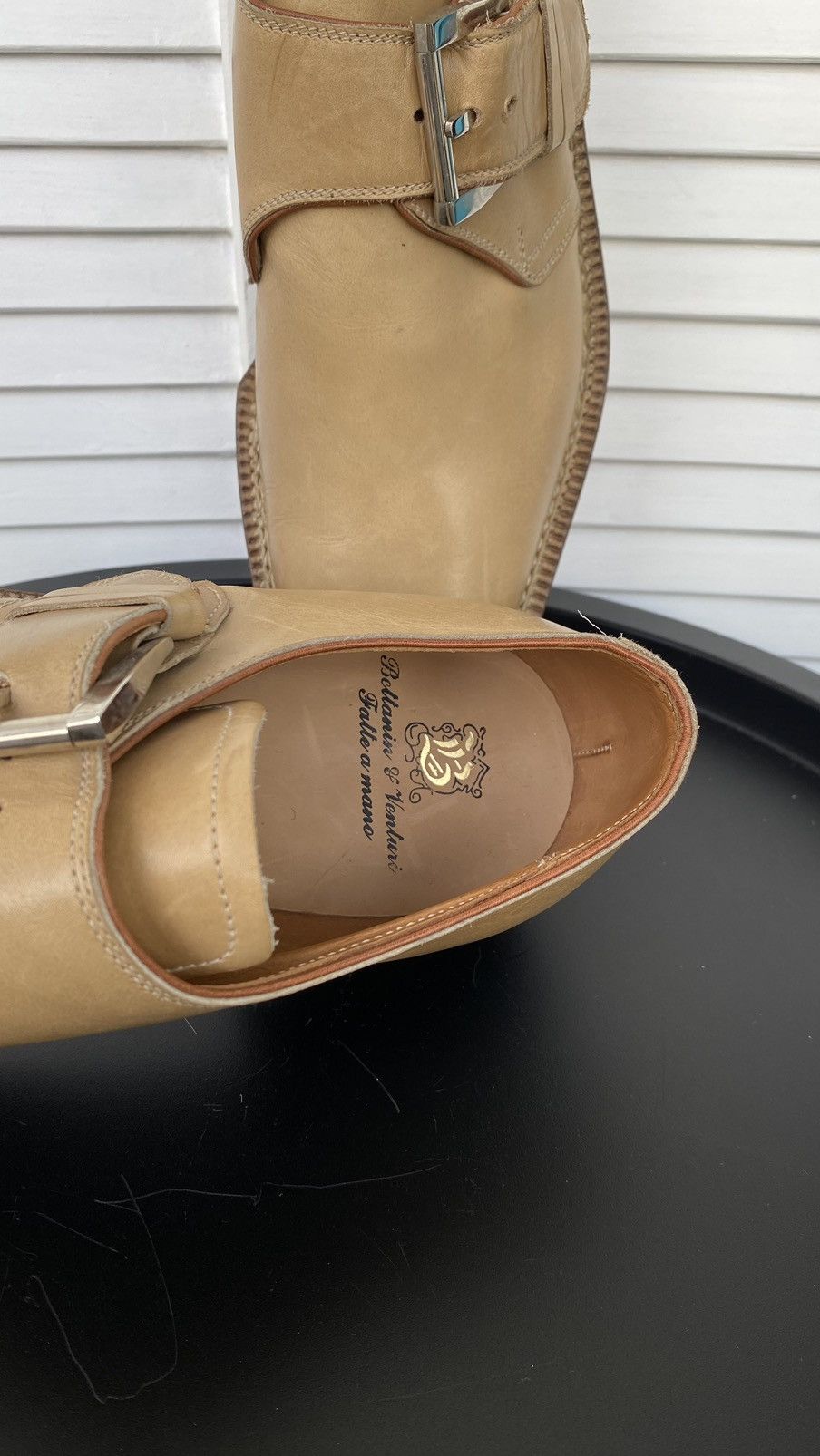 Bettanin & Venturi Bettanin & Venturi Monkstrap Leather Shoes Norvegese Welted Size US 10 / EU 43 - 17 Thumbnail
