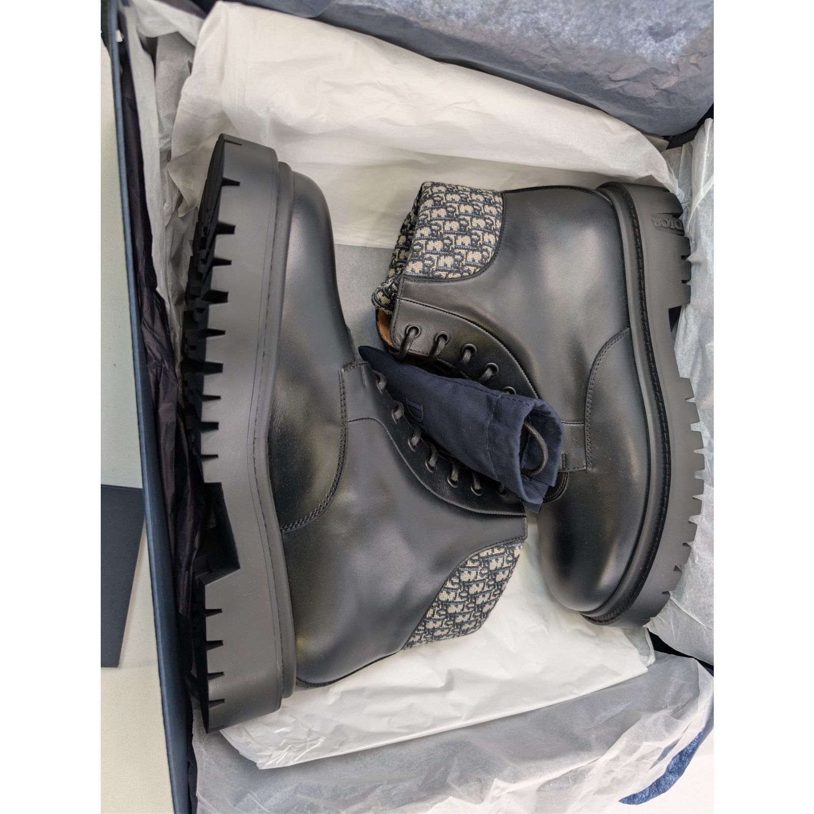 Dior o1rshd1 Oblique jacquard Explorer III Ankle Boot in black Size US 8.5 / EU 41-42 - 21 Thumbnail
