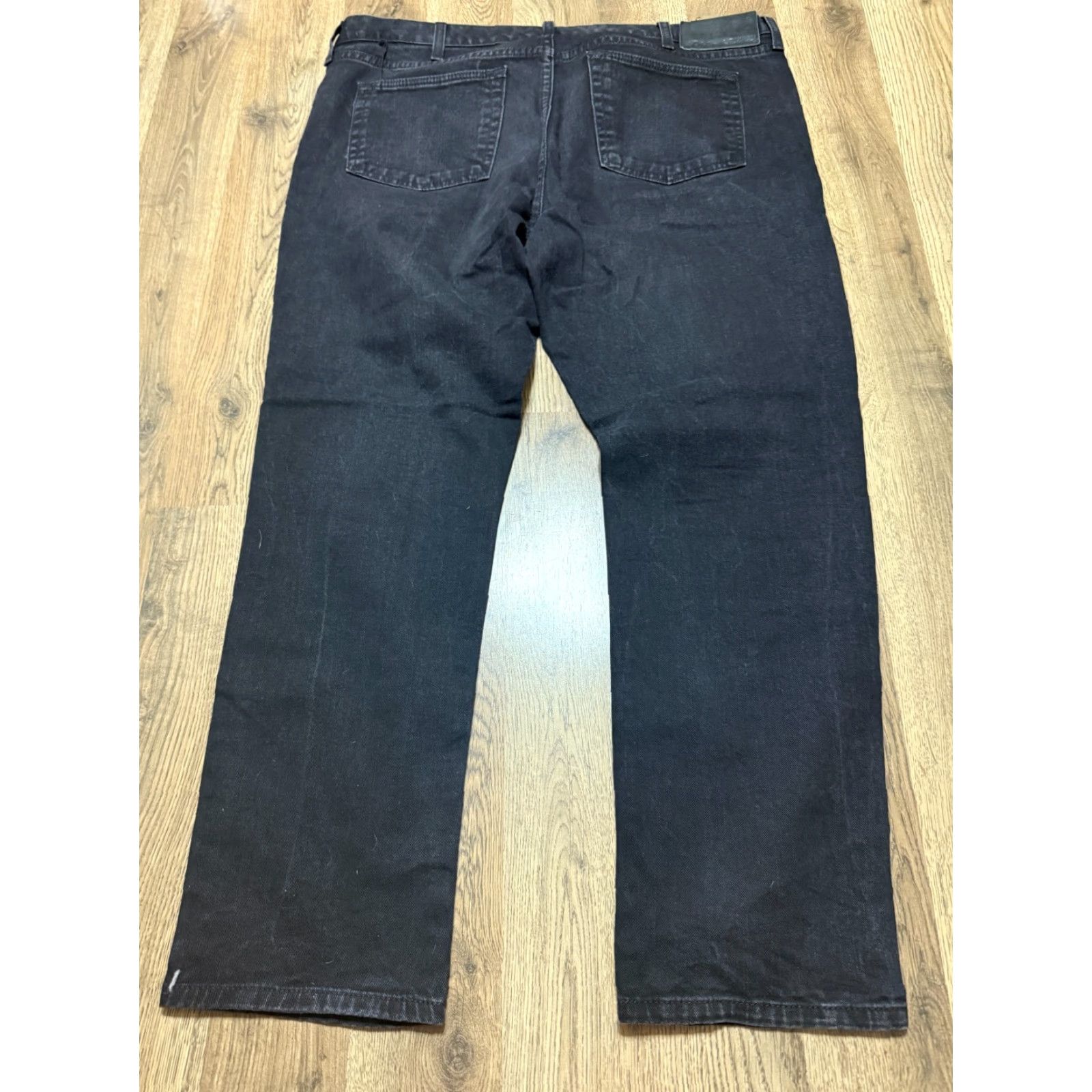 Eddie Bauer Eddie Bauer Jeans Men 40x30 Black Denim Straight Regular Waist 40in 5-Pocket Dark Wash Denim Leg Style Straight Mens Size US 40 / EU 56 - 2 Thumbnail