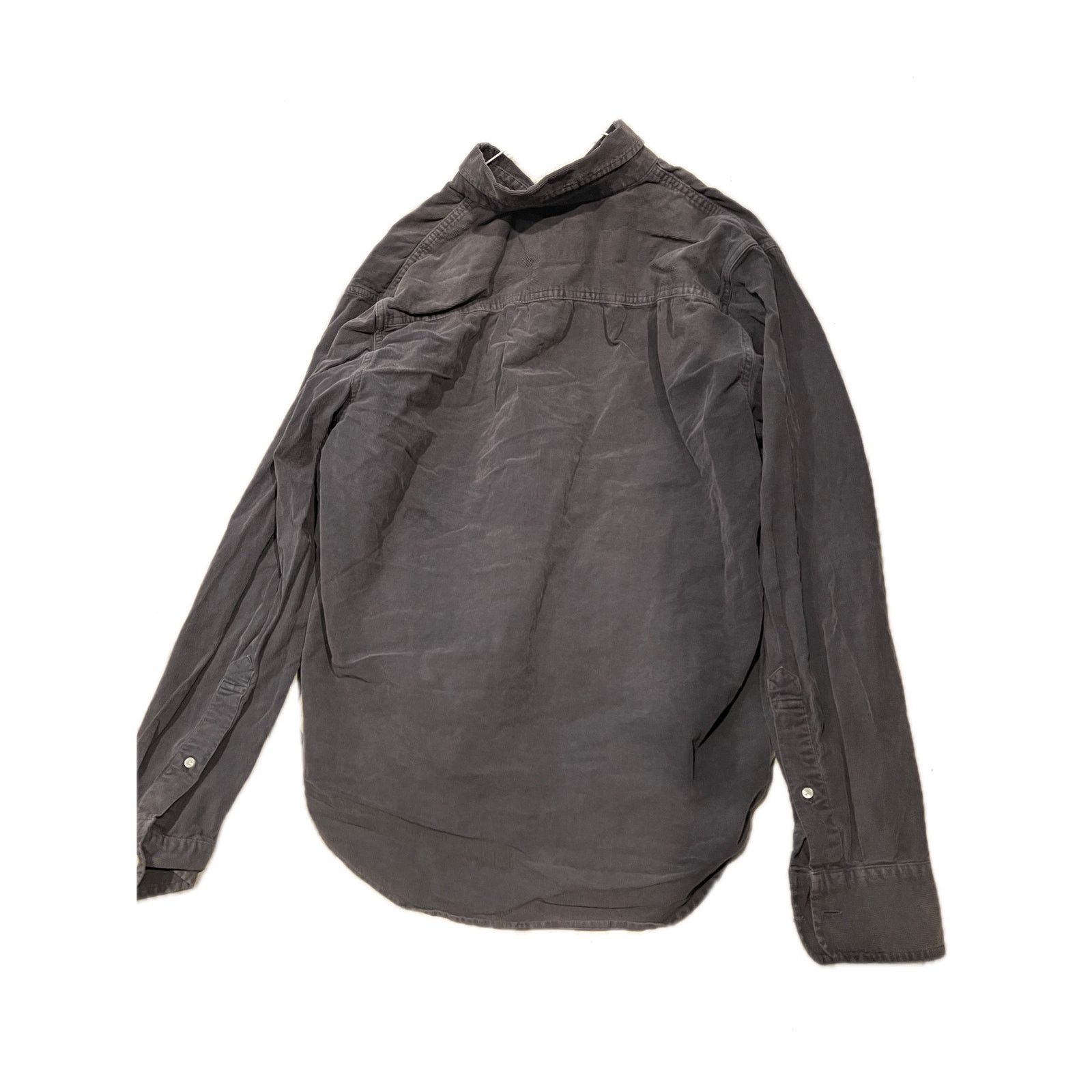Abercrombie & Fitch Abercrombie & Fitch Corduroy Gray Button Down Shirt Mens L Size US L / EU 52-54 / 3 - 2 Thumbnail