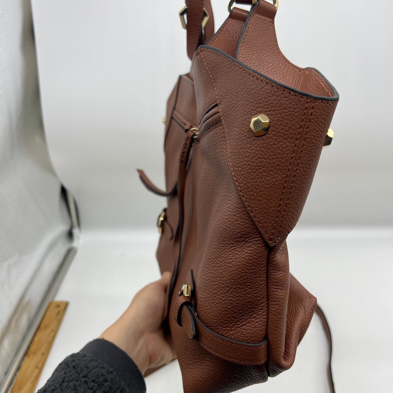 Other LODIS Womens Purse Texas Leather Nikki Satchel B Size ONE SIZE - 7 Thumbnail