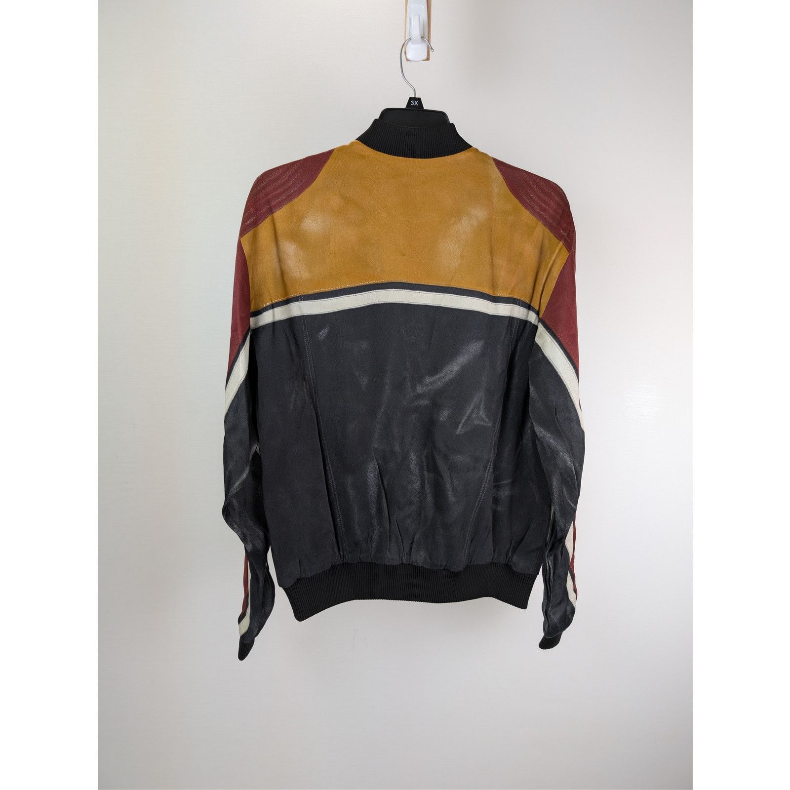 Diesel o1rshd1 J-Moll printed bomber jacket black, red, and yellow Size US L / EU 52-54 / 3 - 16 Thumbnail