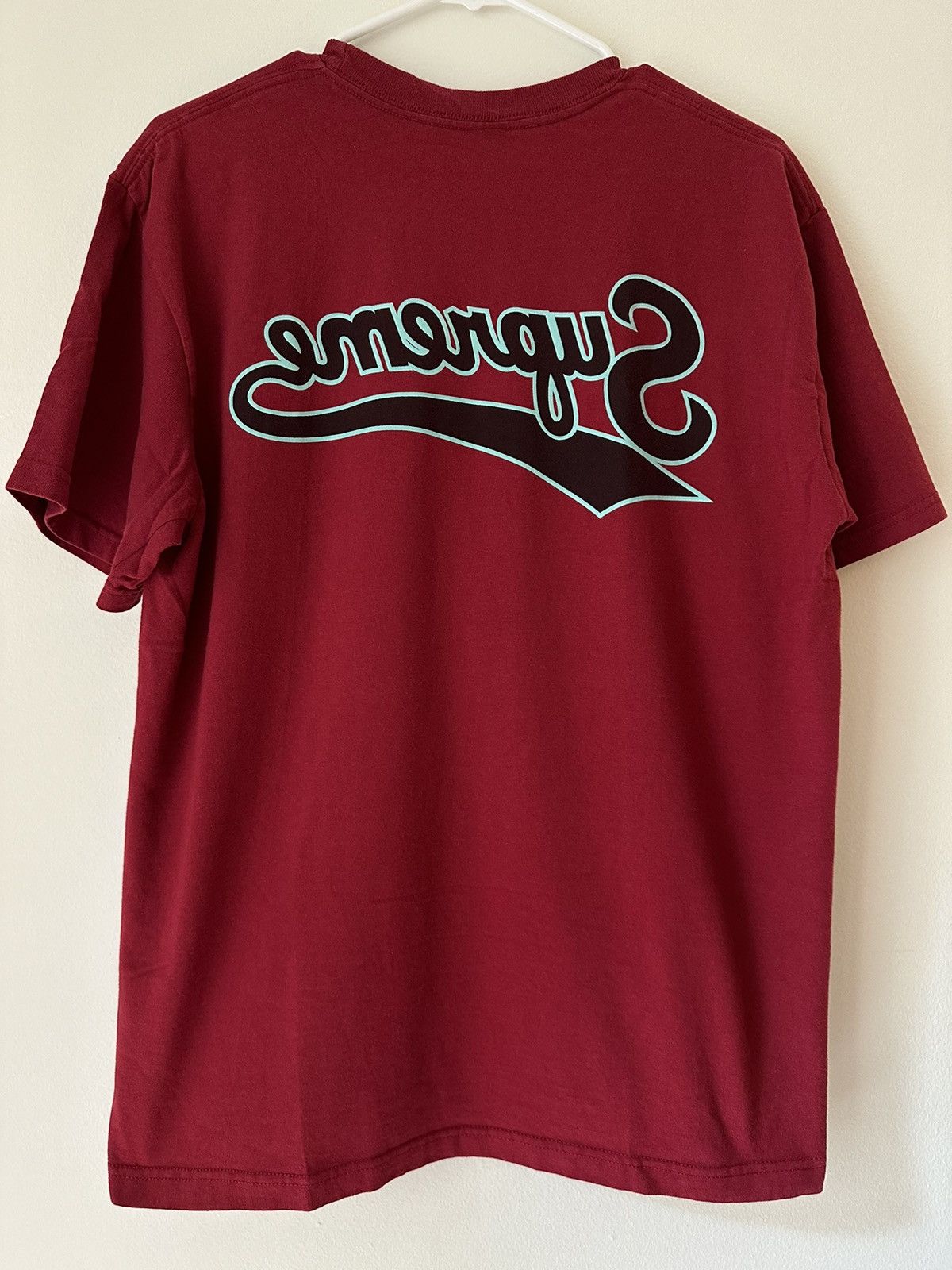 Supreme Supreme Backwards Tee Size US M / EU 48-50 / 2 - 1 Thumbnail