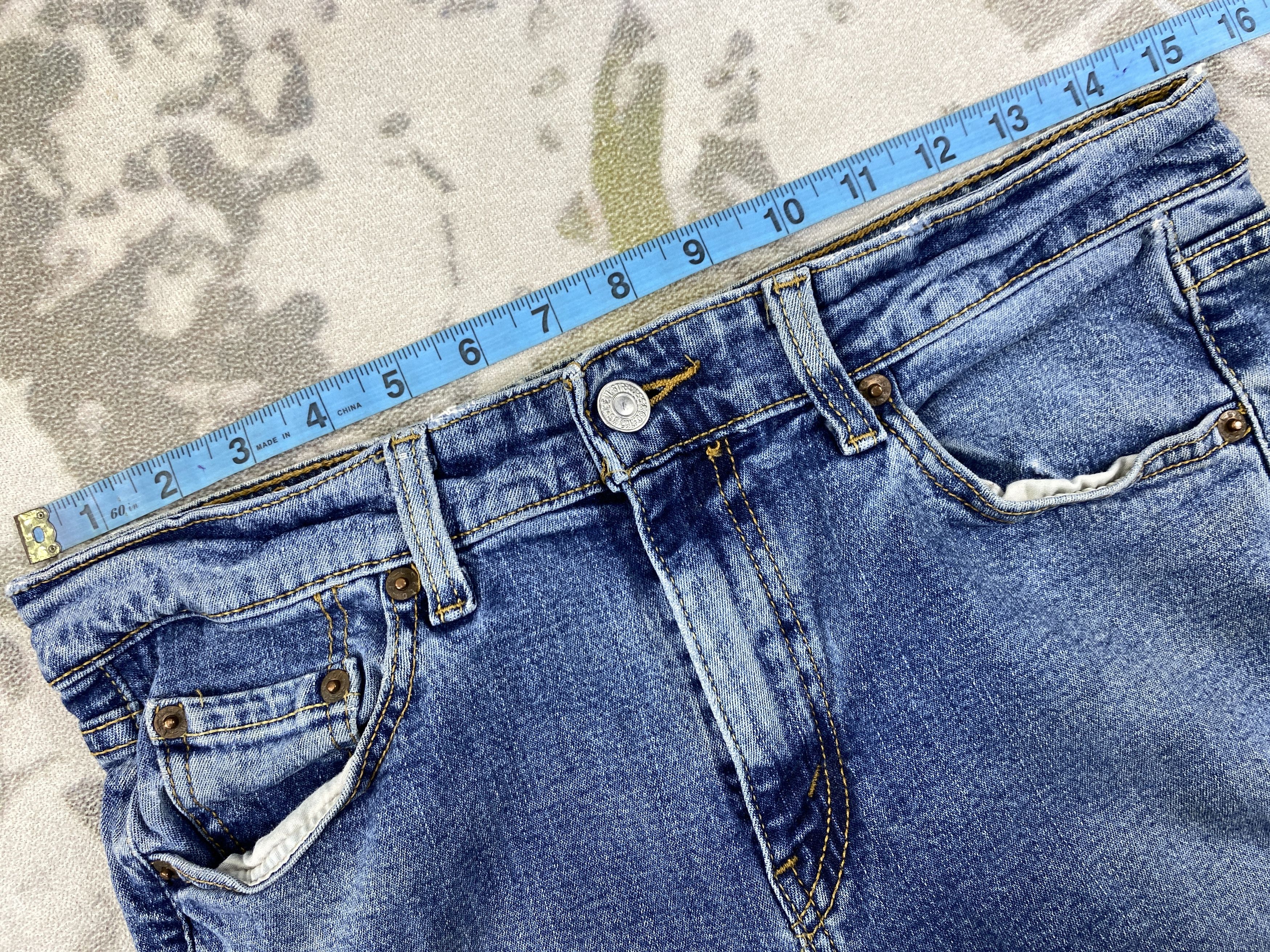 Japanese Brand Vintage Levi's 519 Low Flared Denim 30 x 31.5 -JN691 Size US 30 / EU 46 - 5 Thumbnail