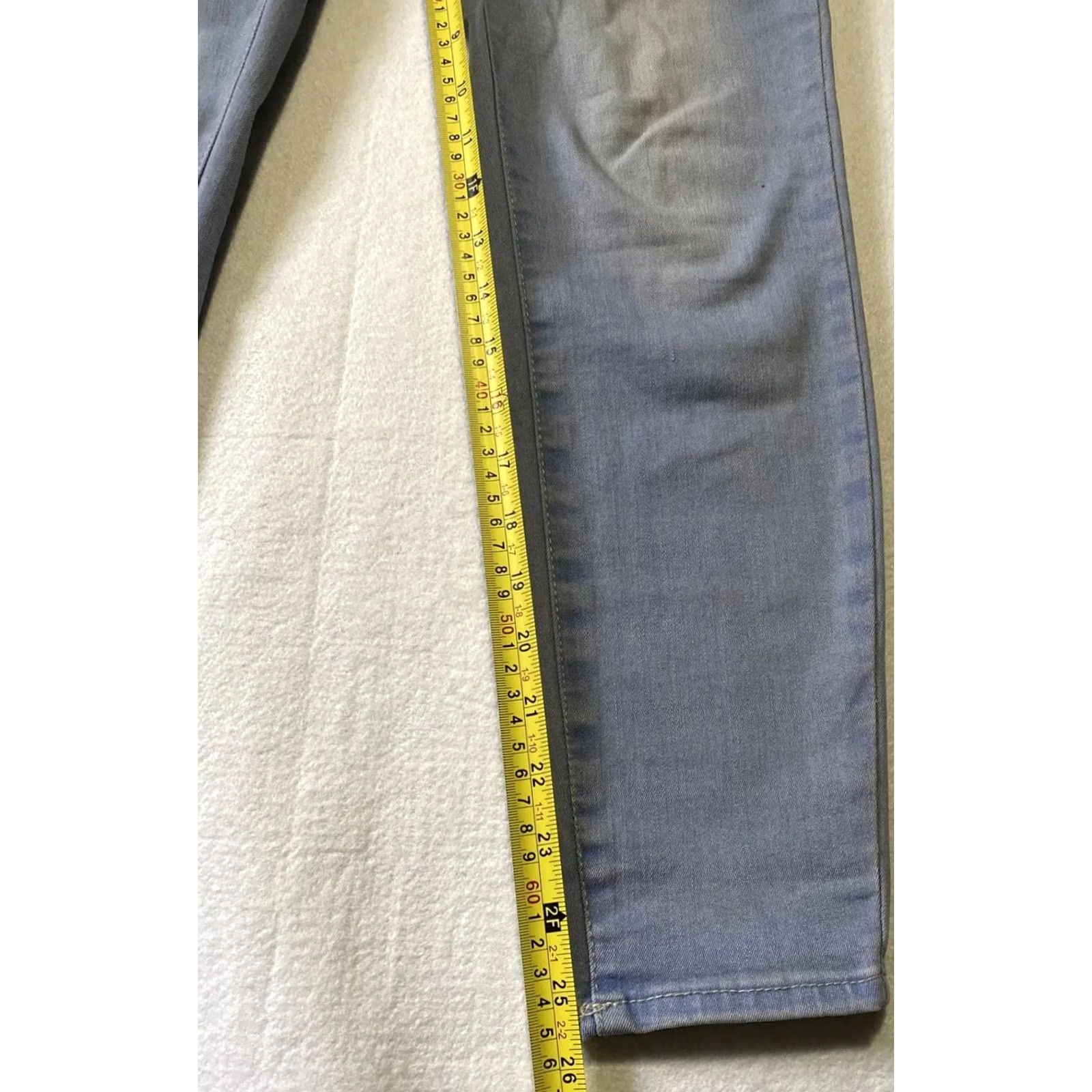 Vintage VINTAGE Celebrity Pink Jeans High Rise Skinny Women's Size 7x28 Blue 28-12 Denim Slim Zip Machine Washable All Seasons Womens Size 28" / US 6 / IT 42 - 7 Thumbnail