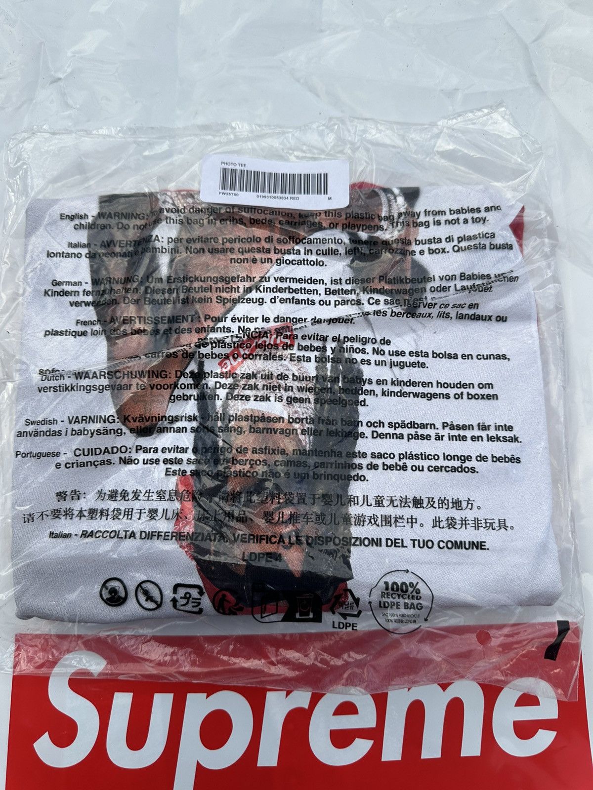Supreme Supreme Playboy Carti Tee Red Medium Size US M / EU 48-50 / 2 - 2 Thumbnail