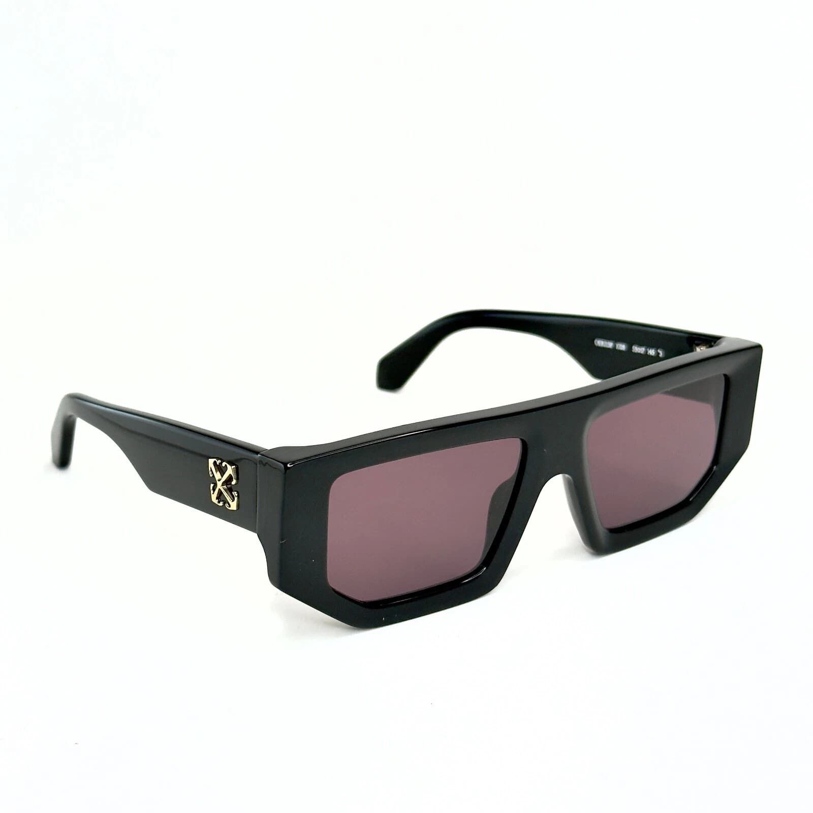 Off-White OFF-WHITE 13F OERI13F Black Purple VANCOUVER Sunglasses Size ONE SIZE - 9 Thumbnail