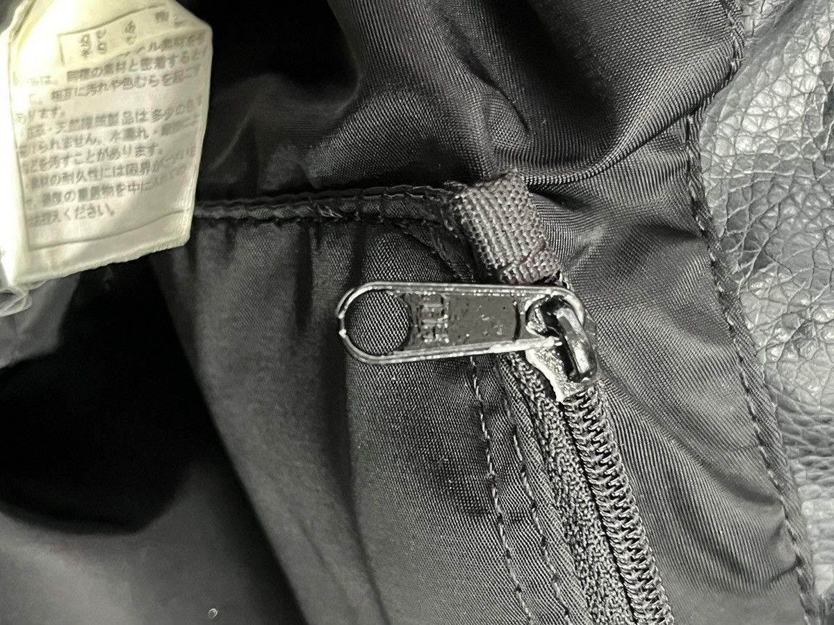 Yohji Yamamoto 2000s Yohji Yamamoto Y’saccs Interaciato Leather Woven Bag Size ONE SIZE - 10 Thumbnail