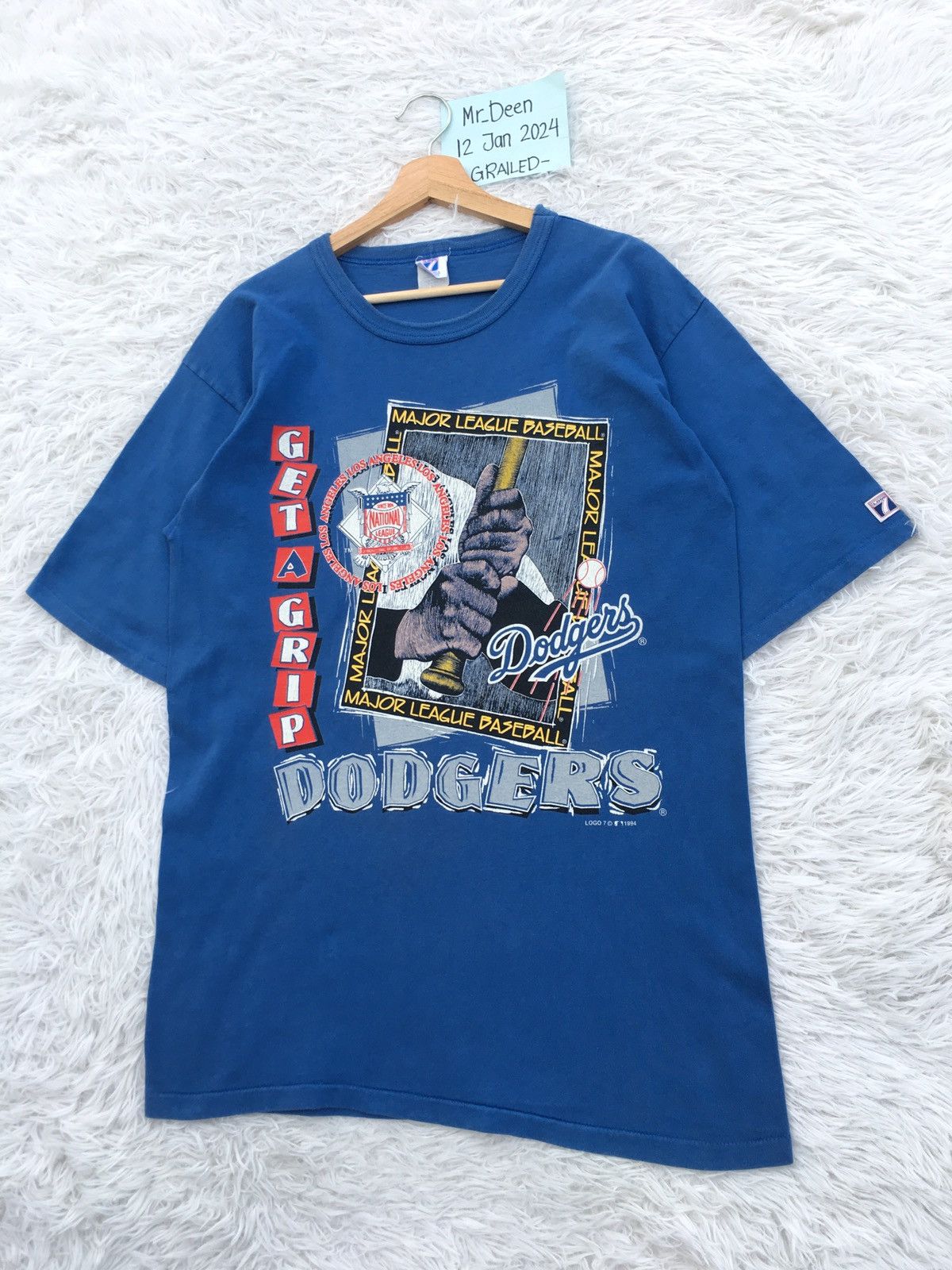 MLB Rare Vintage MLB LA Dodgers National League Tshirt Size US L / EU 52-54 / 3 - 3 Thumbnail