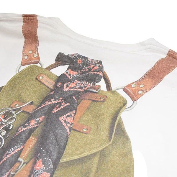 Alexander McQueen Trompe-l'œil Backpack Tee Size US L / EU 52-54 / 3 - 6 Thumbnail