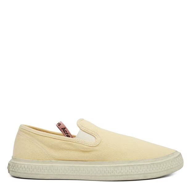 image of Acne Studios O1G2R1Mq0324 Trainers In Pale Yellow Shoes, Men's (Size 10)