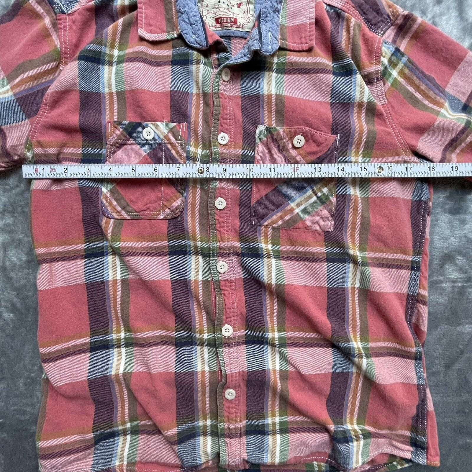 JNCO JNCO Shirt Mens Medium Plaid Flannel Denim Grunge Skater Y2K Size US M / EU 48-50 / 2 - 6 Thumbnail