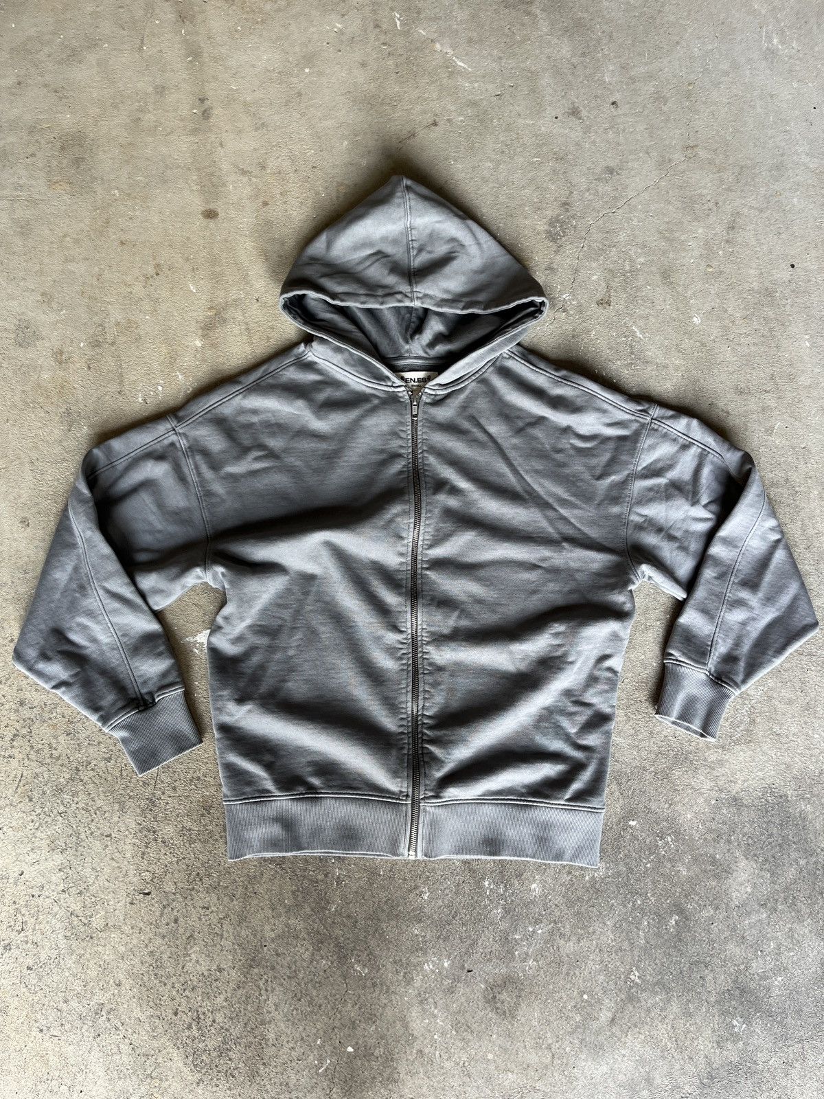 Other GREY BOXY LOOSE ZIP UP HOODIE (S) Size US S / EU 44-46 / 1 - 1 Thumbnail