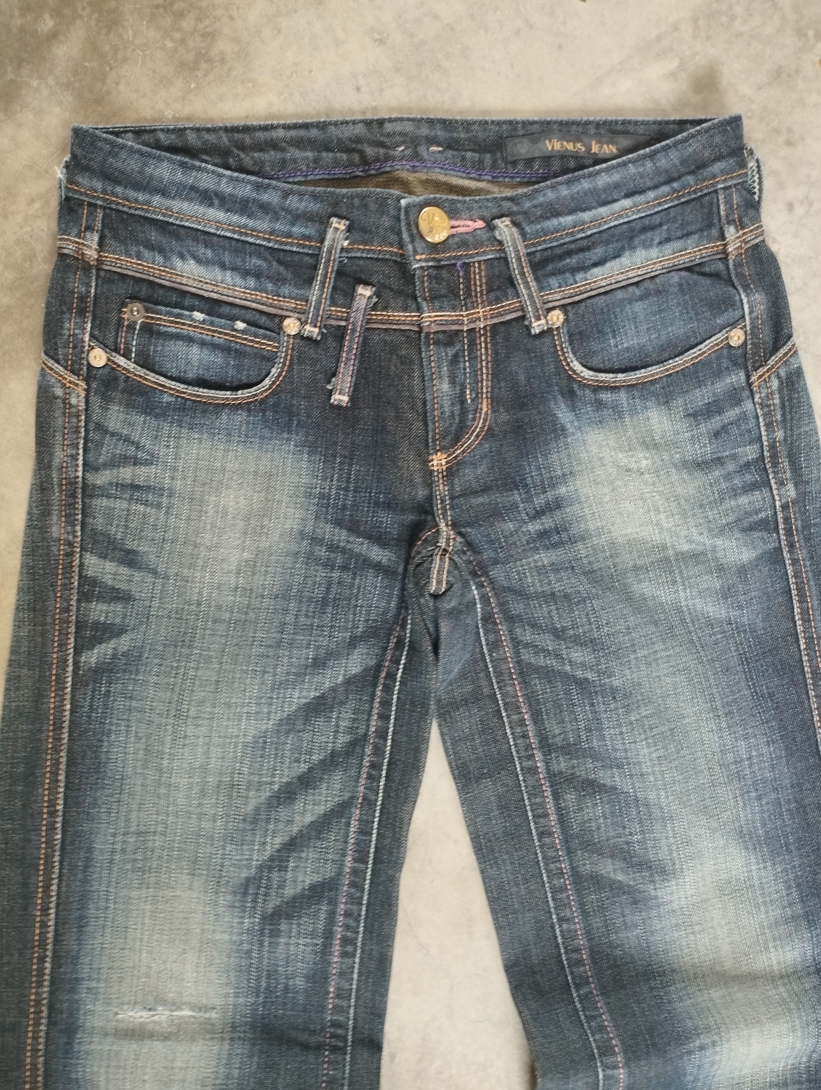 Tornado Mart Super Flare Jeans Stone Wash Japan Edwin Bootcut Jeans Size US 28 / EU 44 - 10 Thumbnail