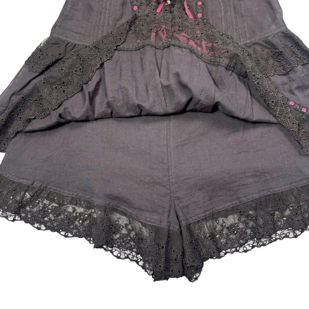 Free People NWT New $128 Free People Sweet On You Romper In Black Combo Size XS / US 0-2 / IT 36-38 - 7 Thumbnail