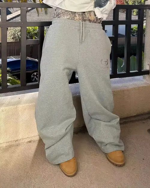 Vintage Harajuku Camouflage Embroidered Double Waist Sweatpants Size US 33 - 4 Thumbnail