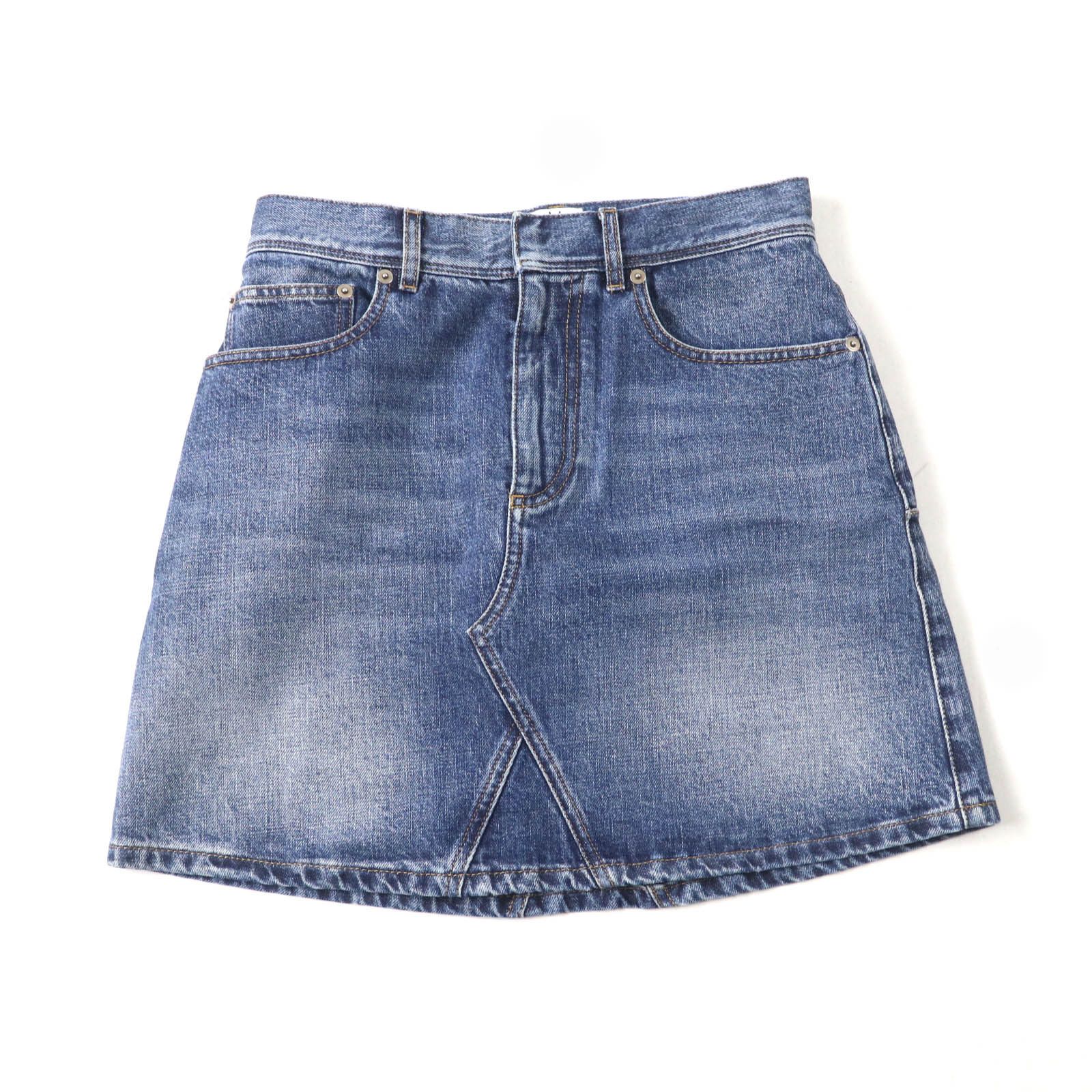 Dior Dior Christian Dior 422J21A3830 Cotton Denim Mini Skirt Cotton Skirts 422J21A3830 DUTY FREE for USA Size ONE SIZE - 1 Thumbnail