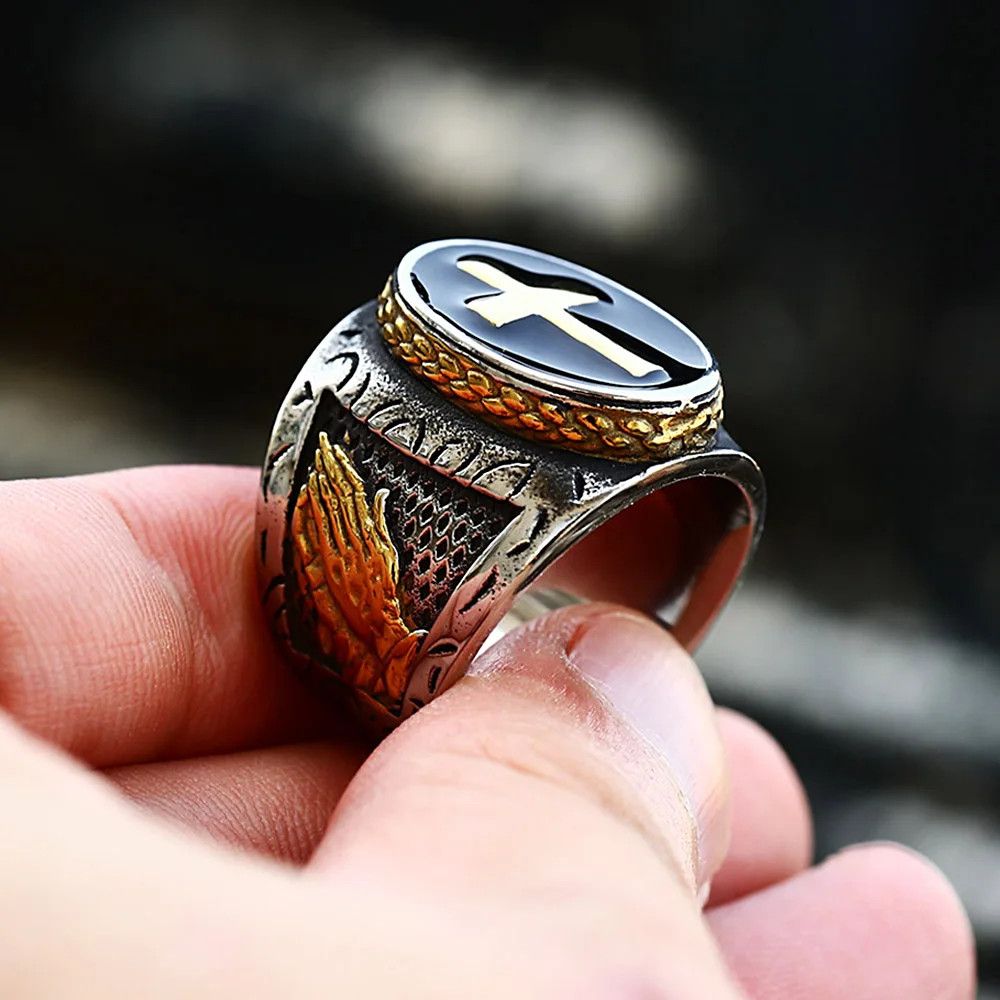 Japanese Brand × Jewelry × Vintage Cross Ring Size ONE SIZE - 4 Thumbnail