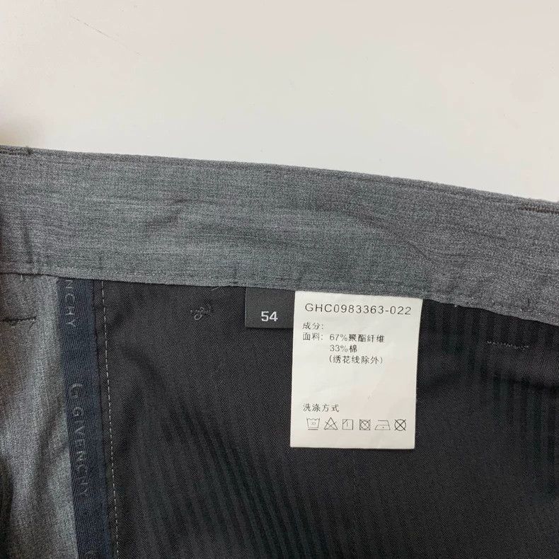 Givenchy Givenchy 888 deep grey casual trousers, size 54 Size US 38 / EU 54 - 6 Thumbnail